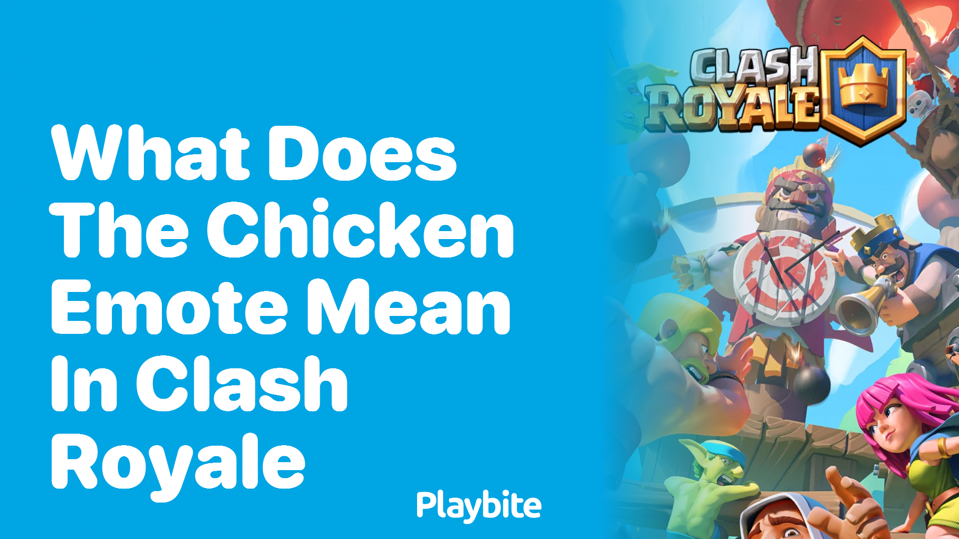 What Does The Chicken Emote Mean In Clash Royale Playbite