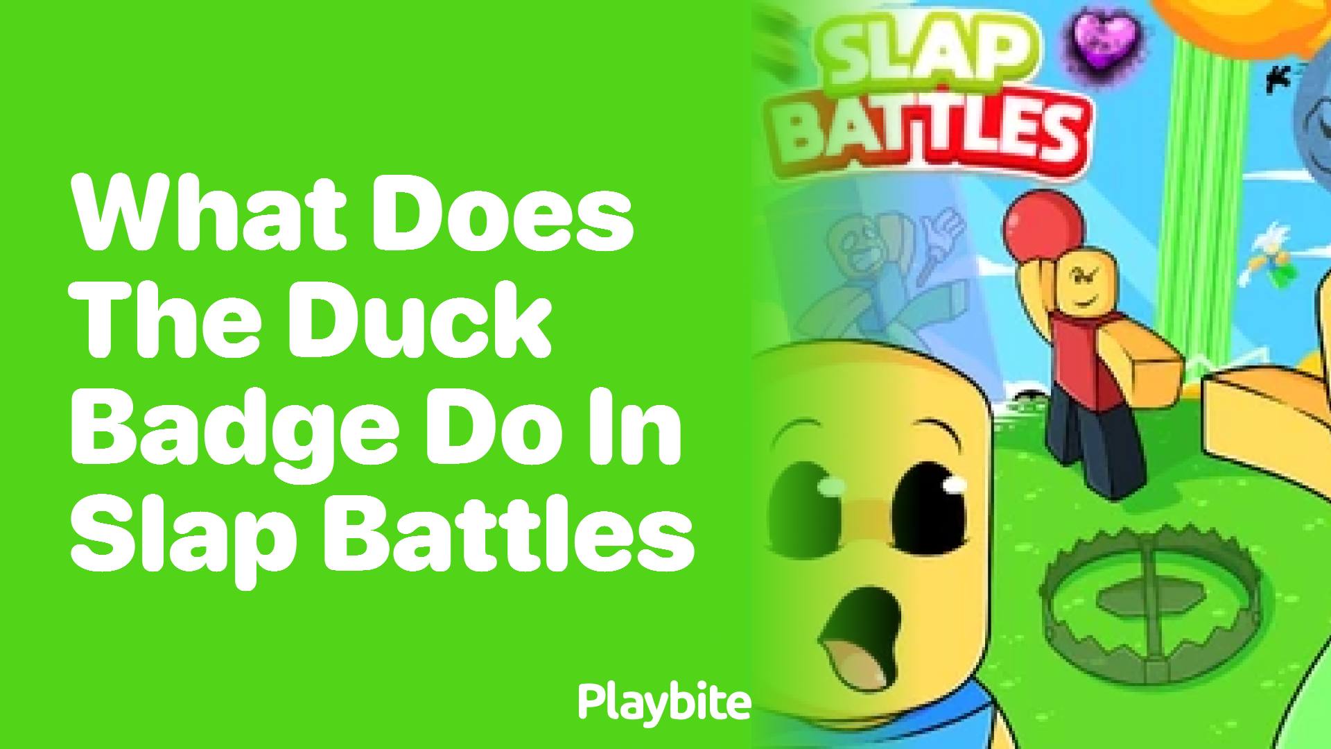 What Does the Duck Badge Do in Slap Battles?