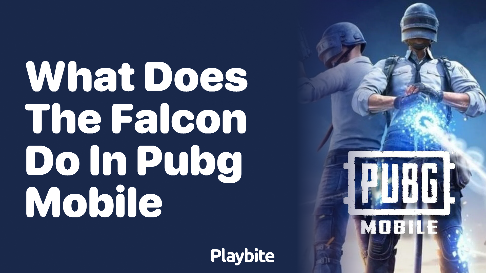 What Does the Falcon Do in PUBG Mobile?