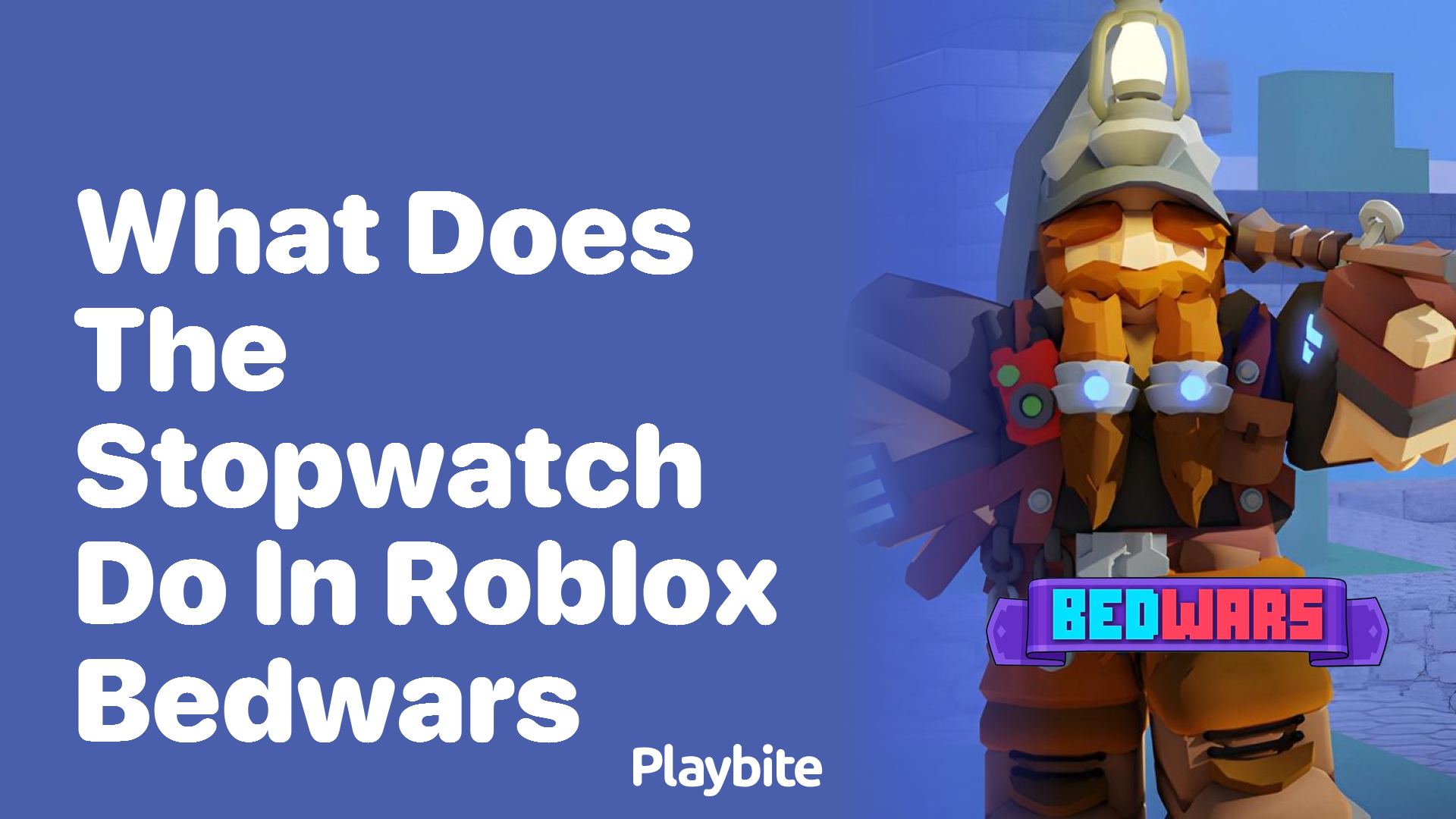 What Does the Stopwatch Do in Roblox Bedwars?