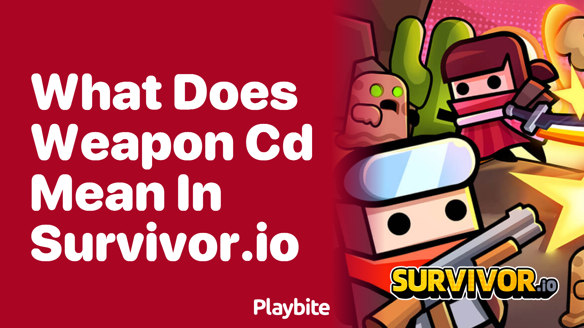 What Does Weapon CD Mean in Survivor.io?