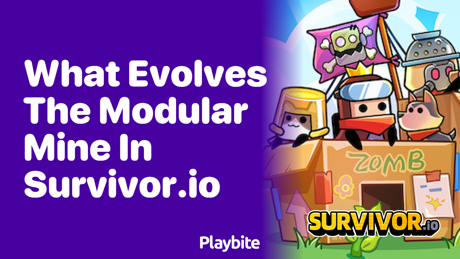 What Evolves the Modular Mine in Survivor.io?