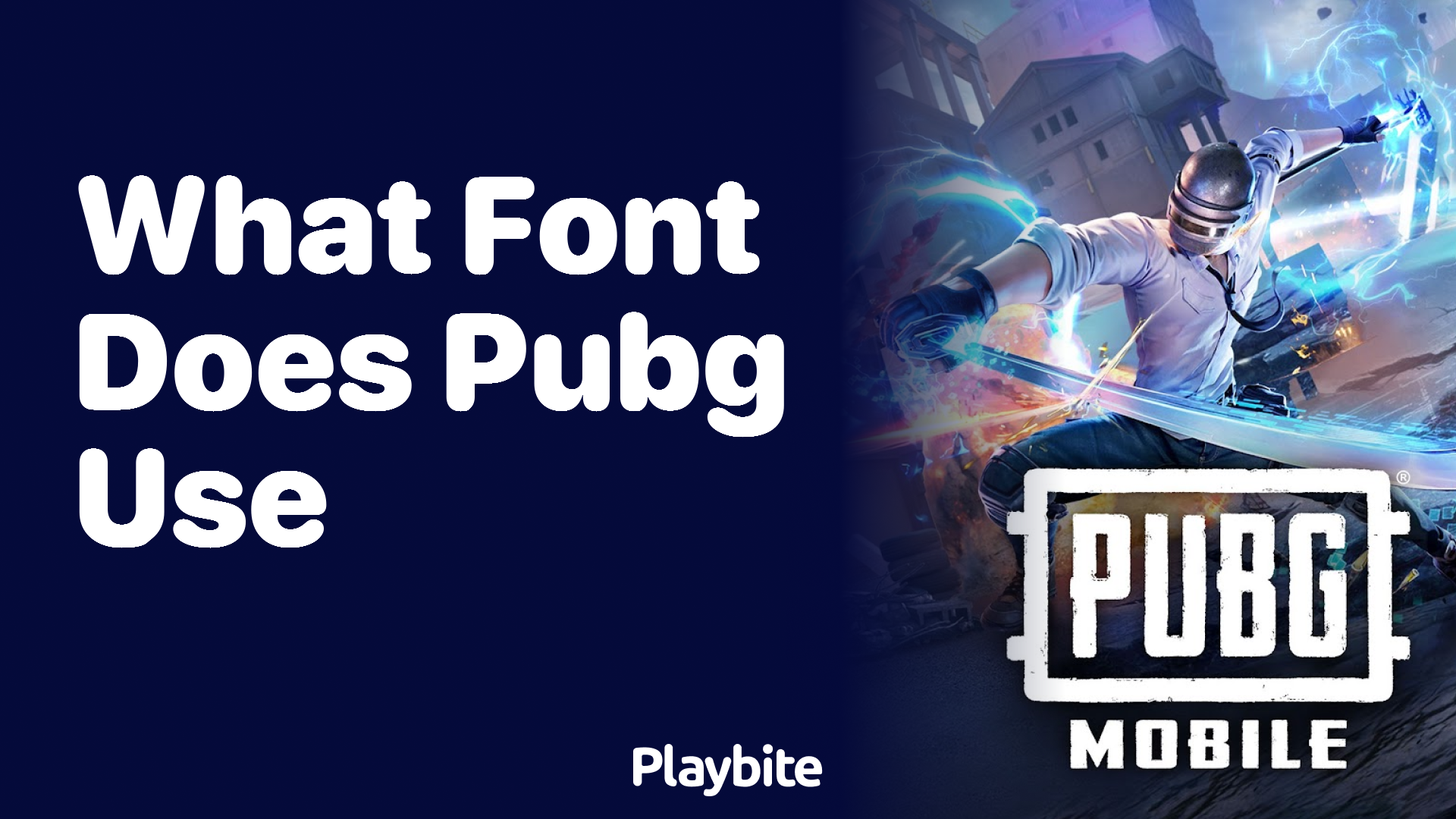 What Font Does PUBG Use? Unveiling the Mystery