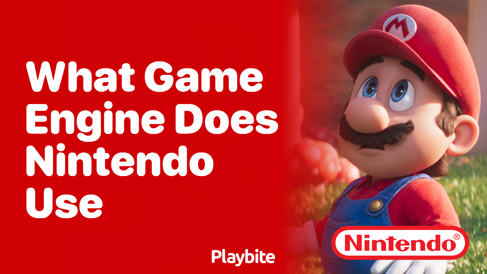 What Game Engine Does Nintendo Use For Its Hit Titles Playbite