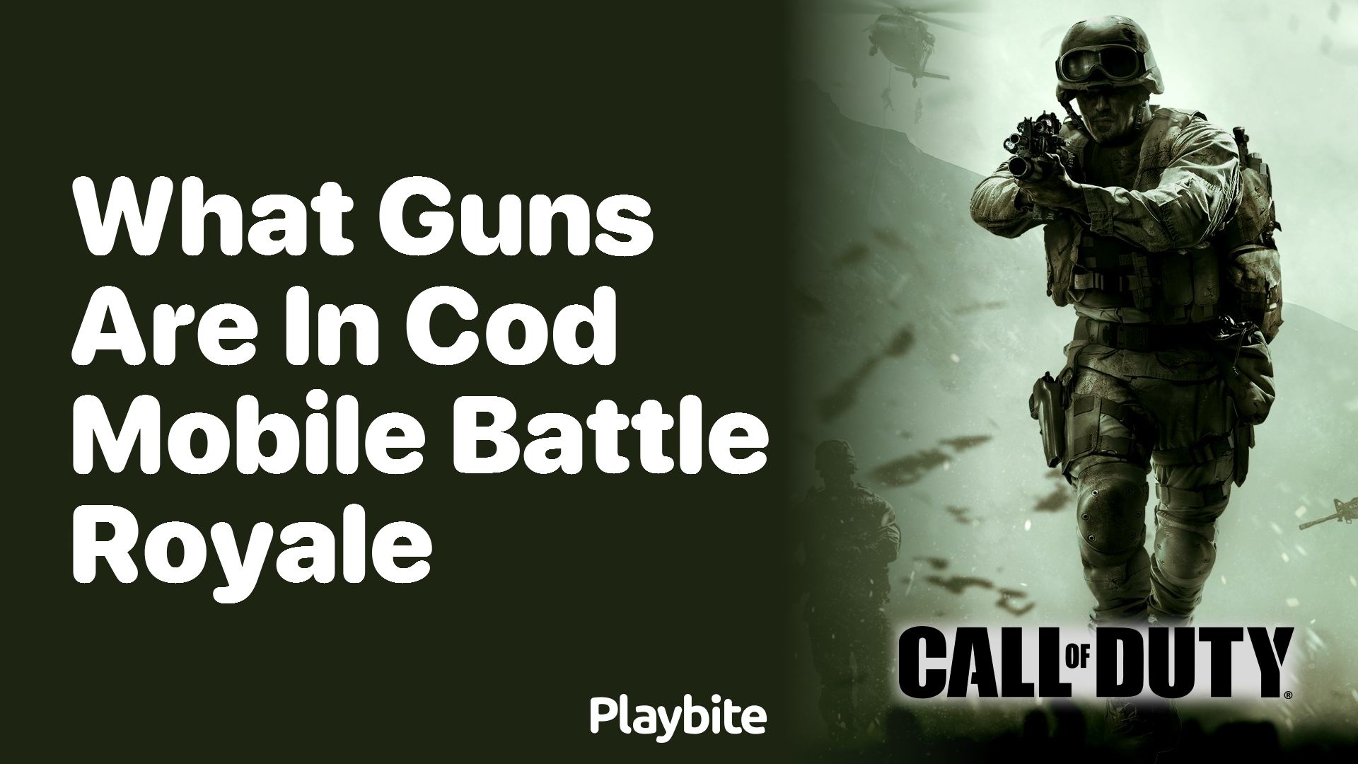 What Guns Are in COD Mobile Battle Royale?