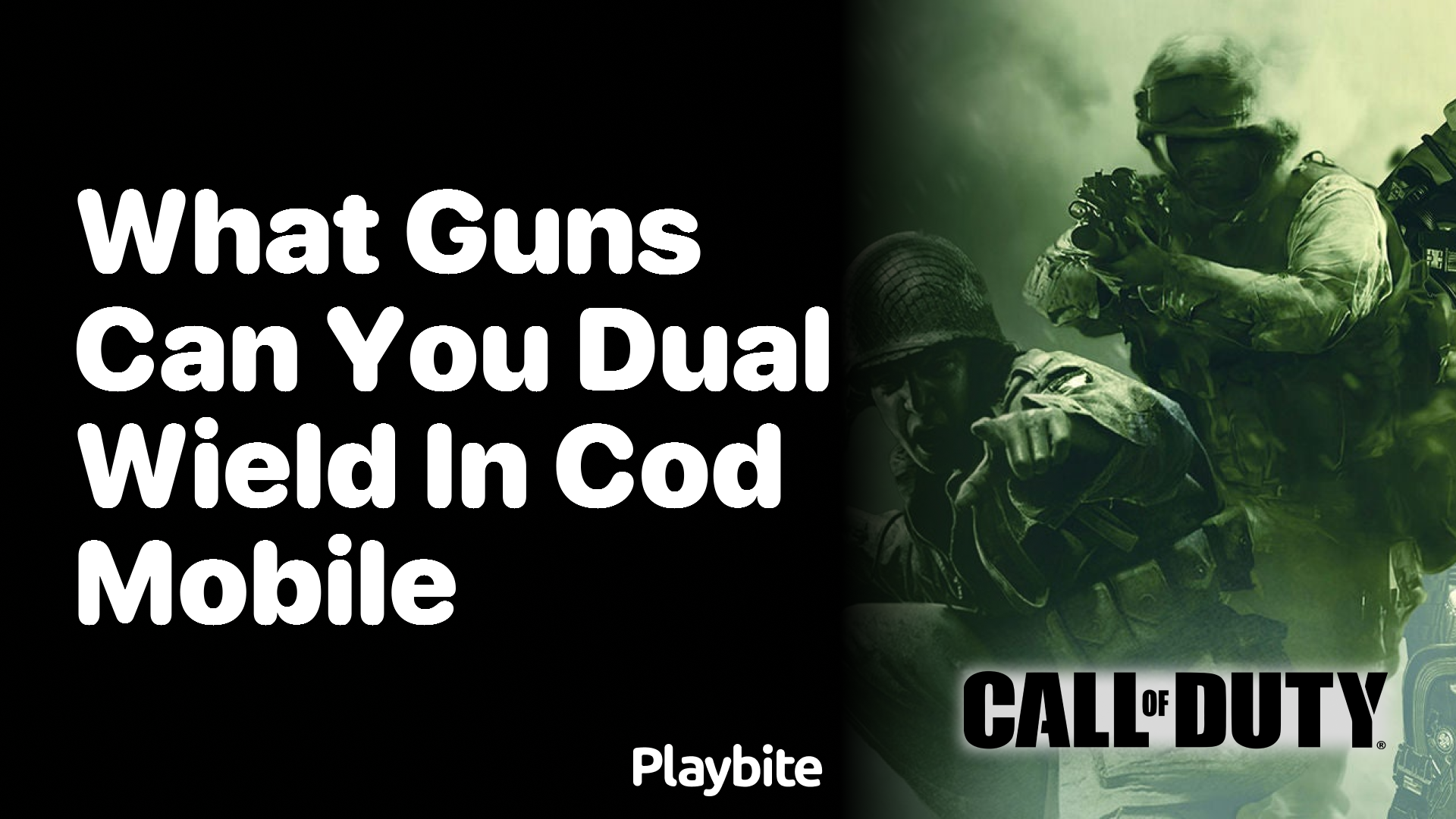 What Guns Can You Dual Wield in COD Mobile?