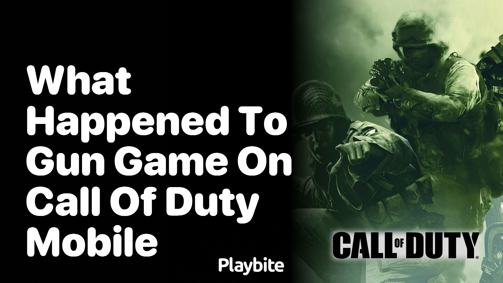 What Happened to Gun Game on Call of Duty Mobile? - Playbite