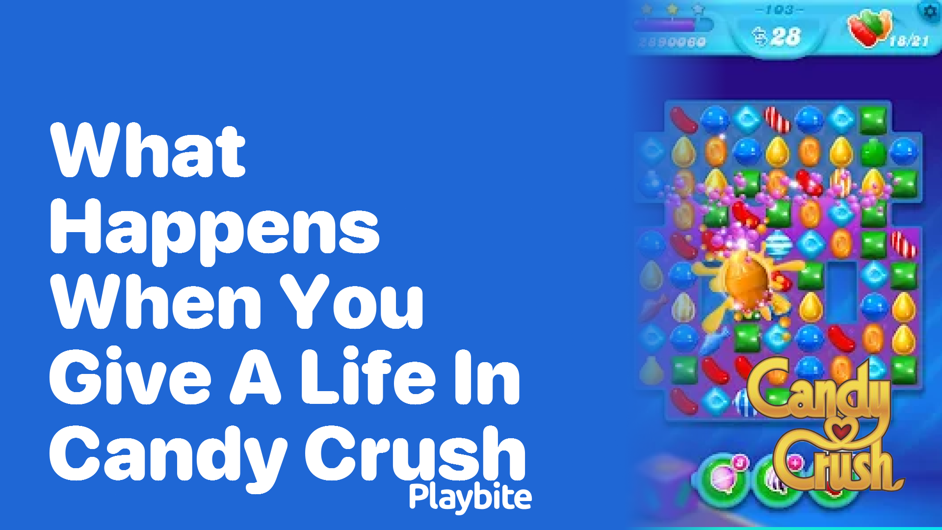 What Happens When You Give a Life in Candy Crush?