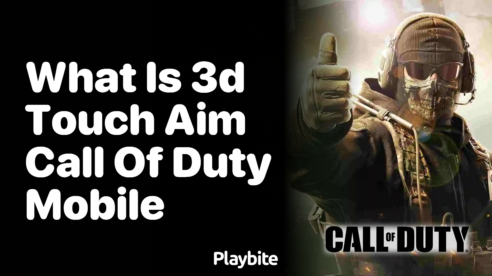 What is 3D Touch Aim in Call of Duty Mobile?