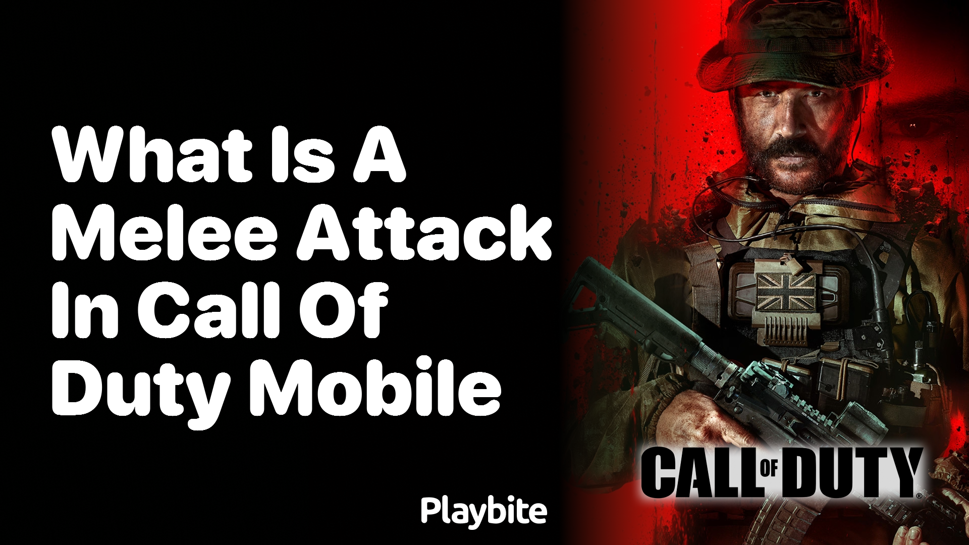 What is a Melee Attack in Call of Duty Mobile?