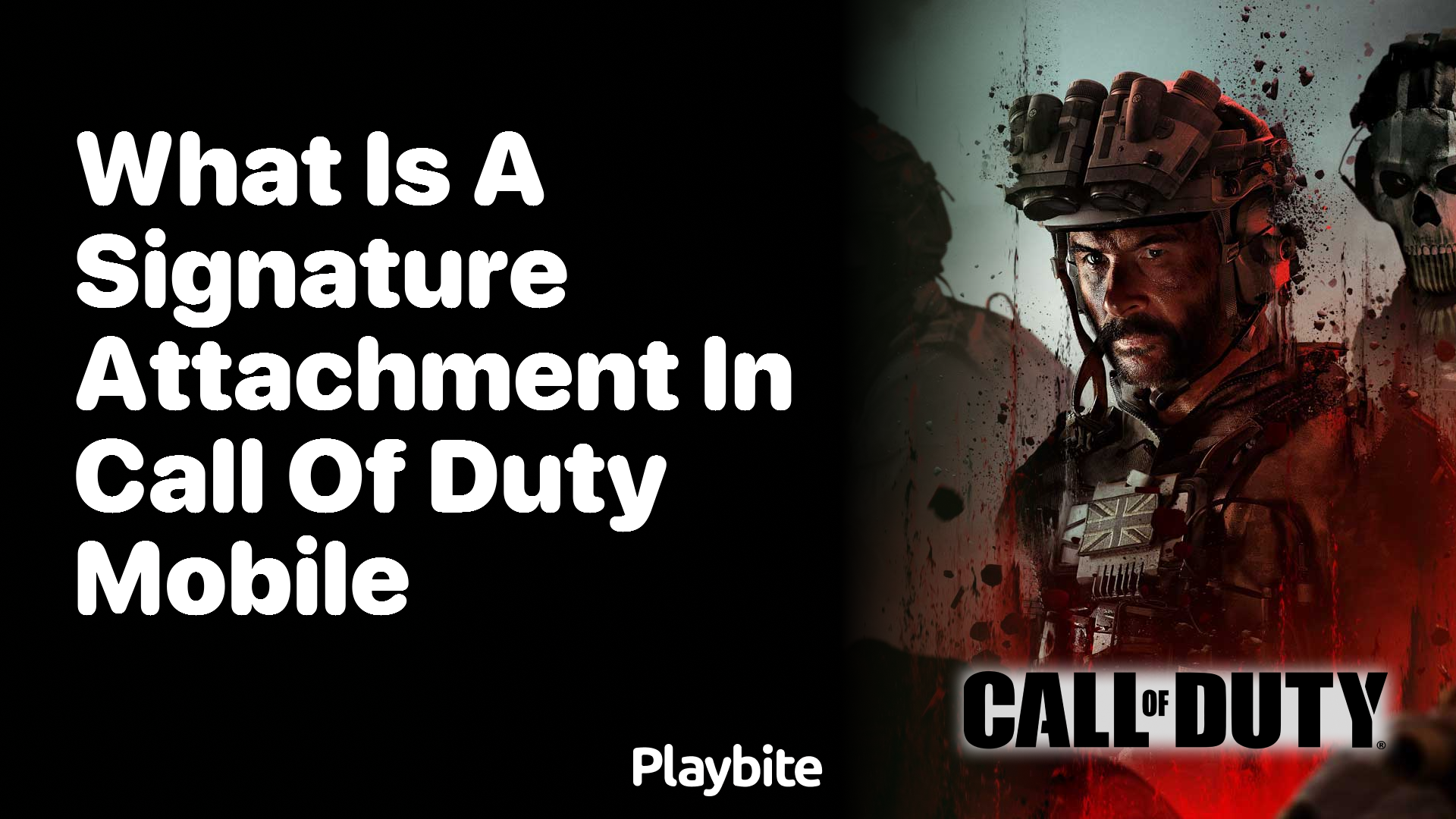 What Is a Signature Attachment in Call of Duty Mobile?