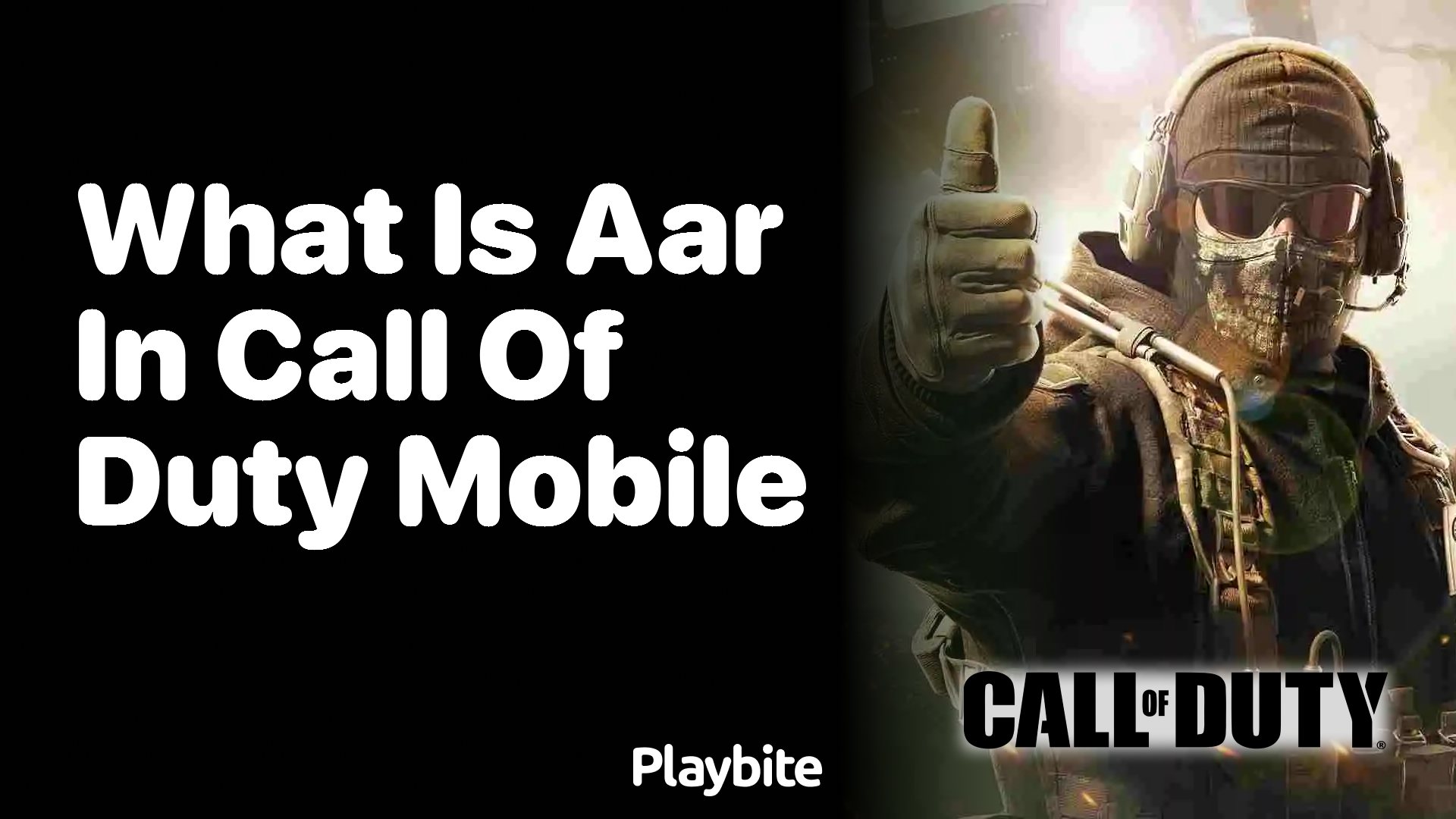 What is an AAR in Call of Duty Mobile?