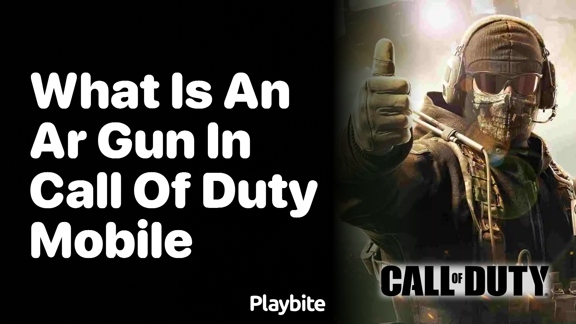 What Is an AR Gun in Call of Duty Mobile?