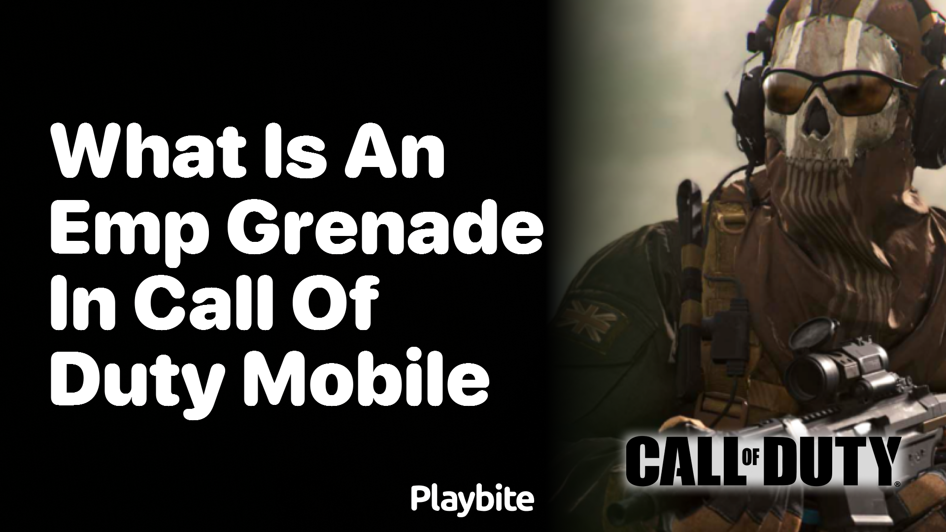 What Is an EMP Grenade in Call of Duty Mobile?