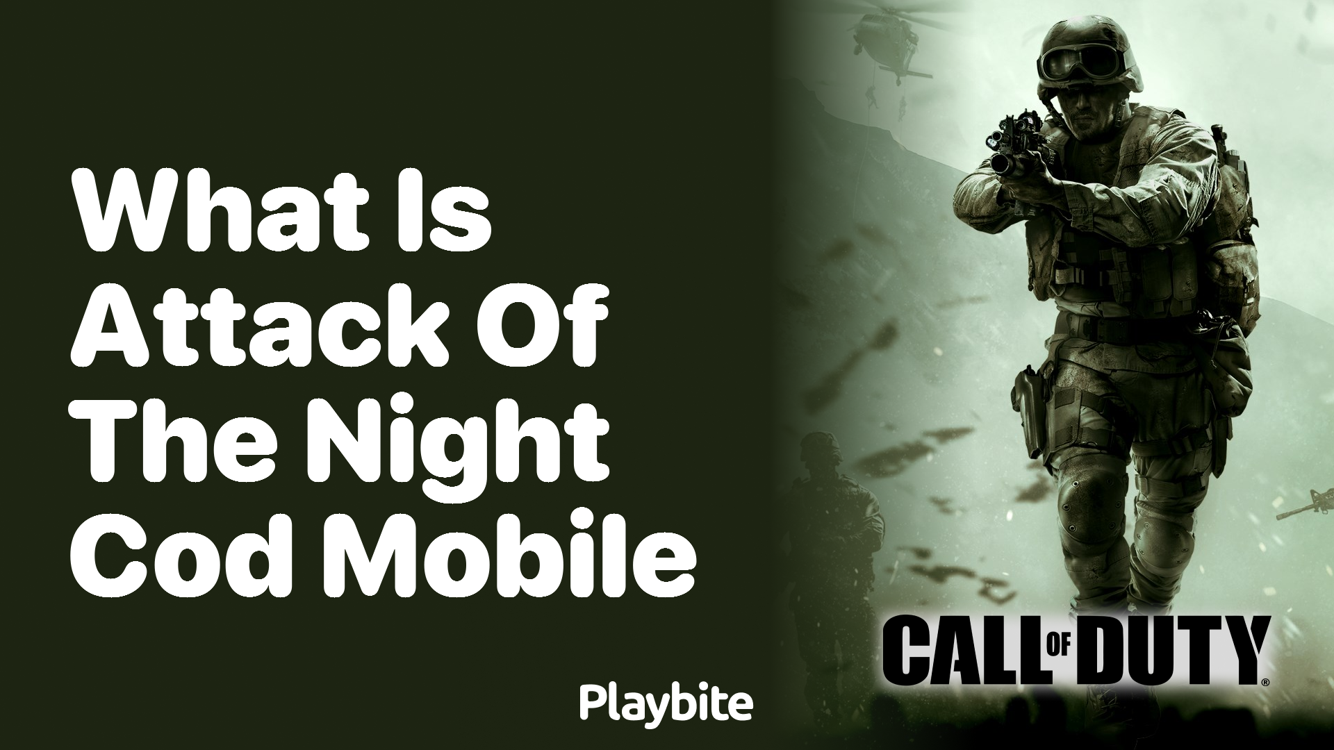 What is Attack of the Night in COD Mobile? - Playbite