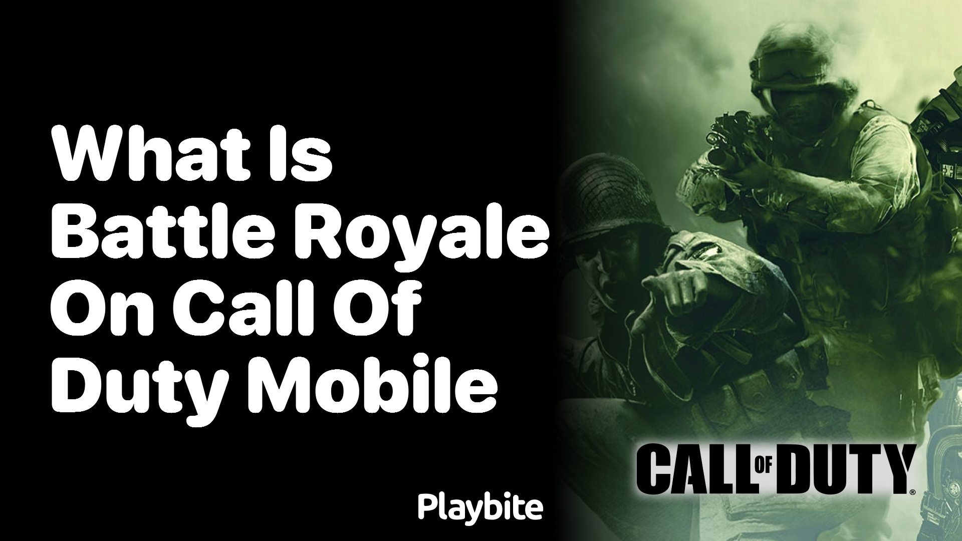 What is Battle Royale on Call of Duty Mobile?