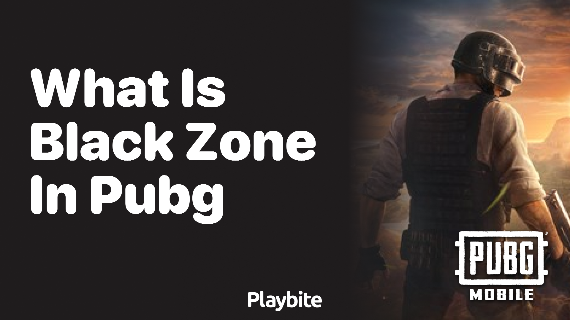 What is the Black Zone in PUBG Mobile?