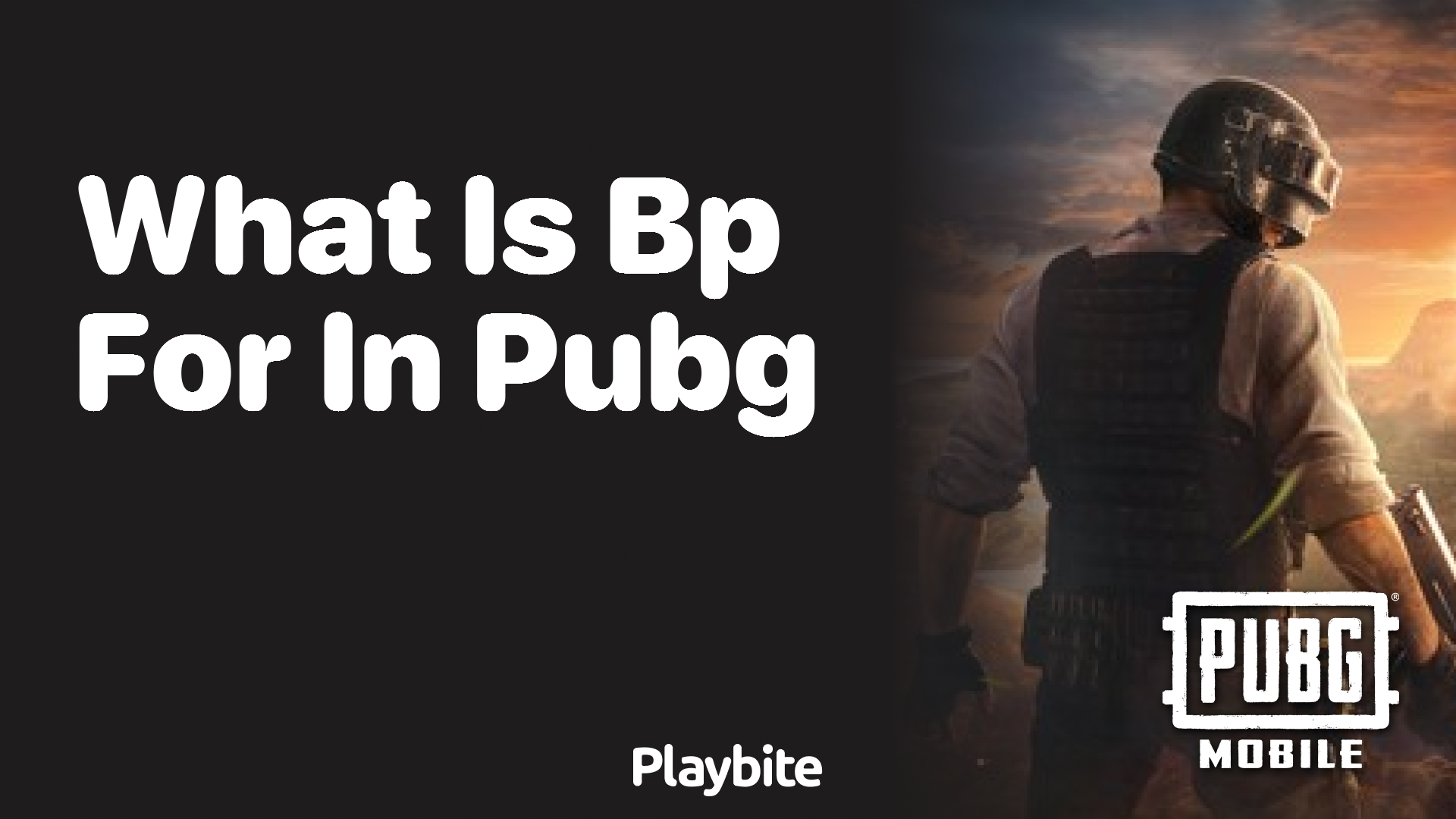 What is BP for in PUBG Mobile?