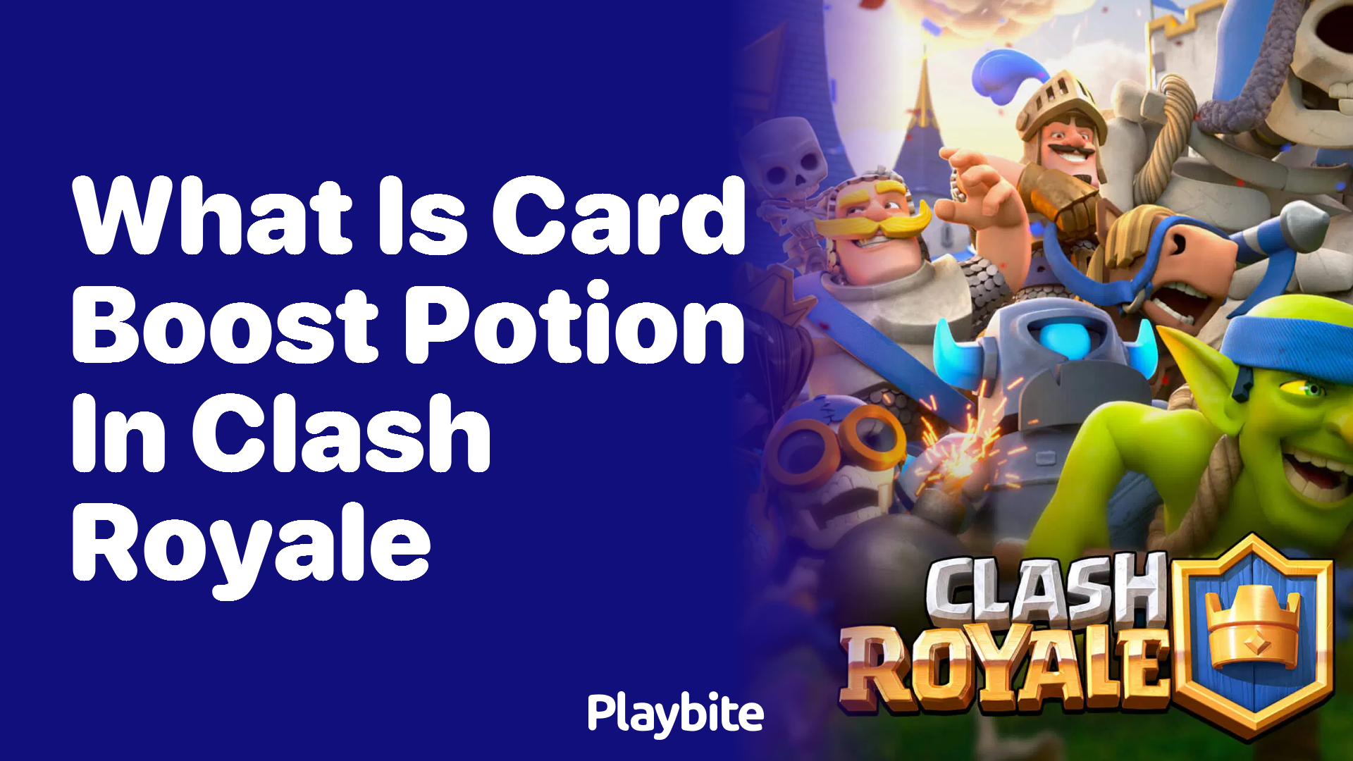 What is a Card Boost Potion in Clash Royale?