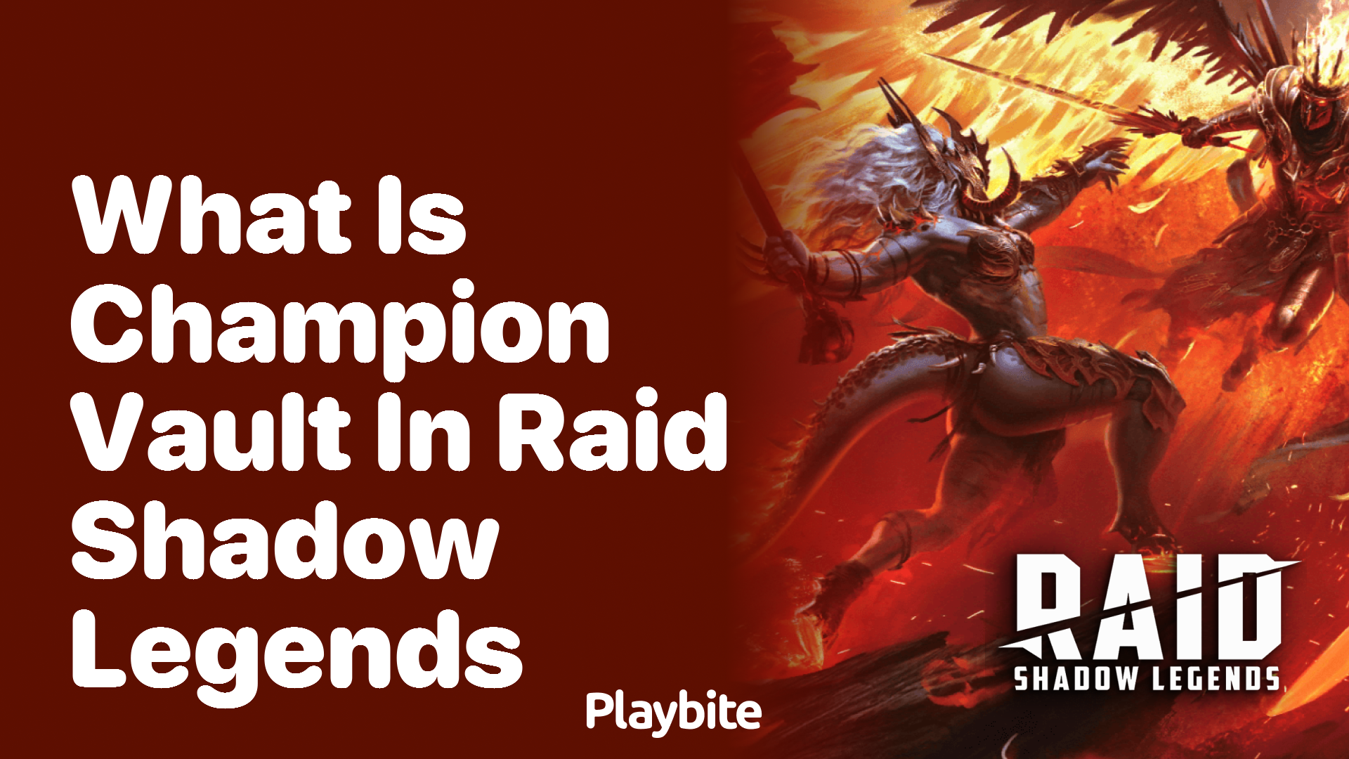 What Is the Champion Vault in Raid Shadow Legends?