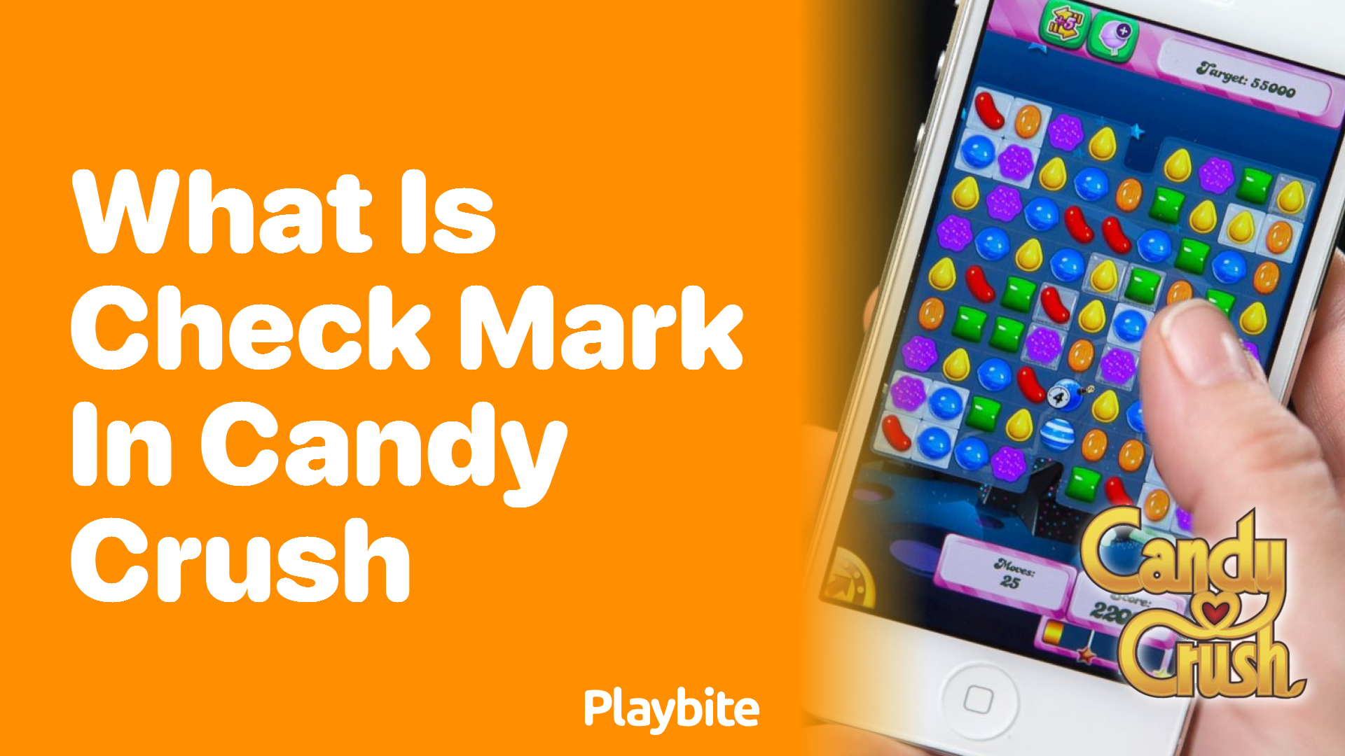 What is the Check Mark in Candy Crush?