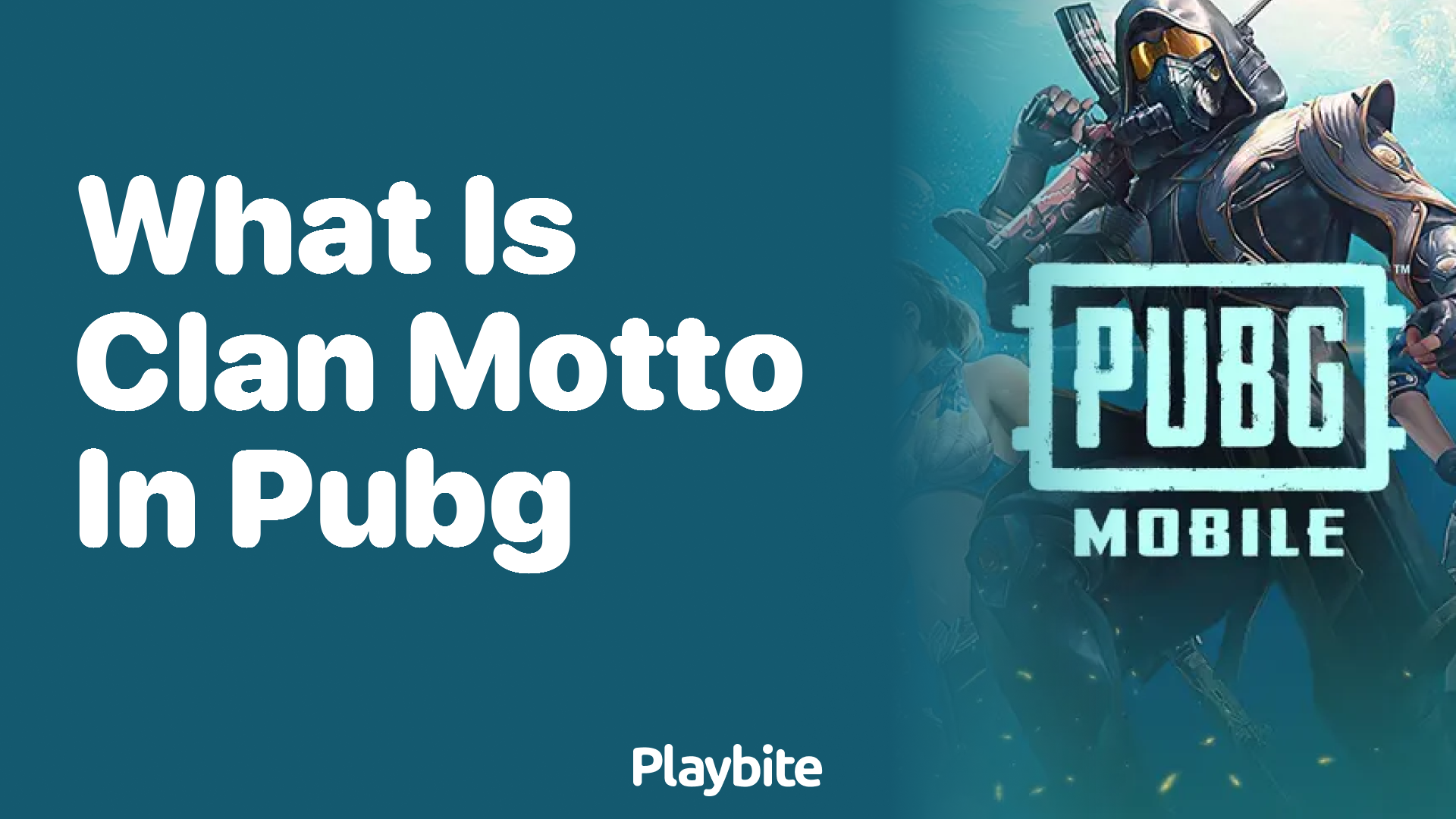 What is a Clan Motto in PUBG Mobile?