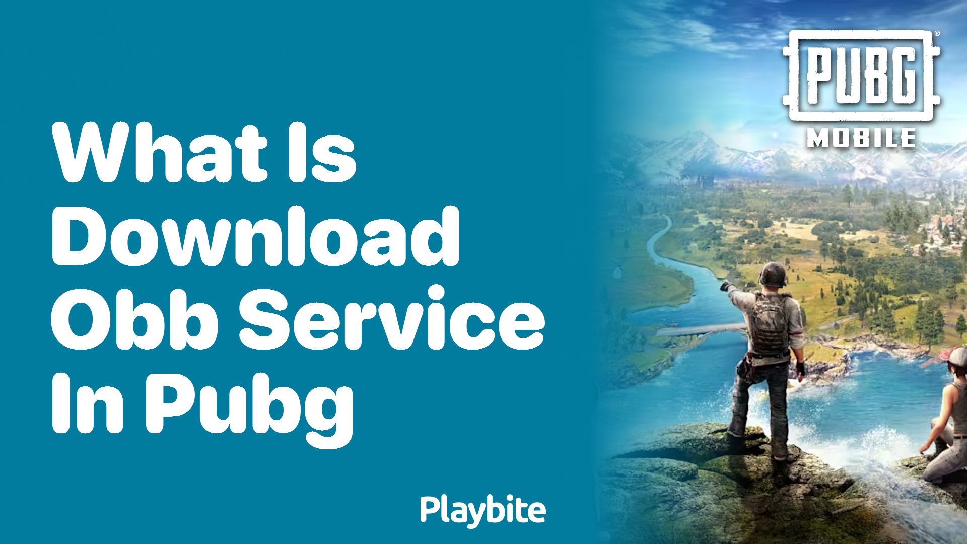 What is the Download OBB Service in PUBG Mobile?