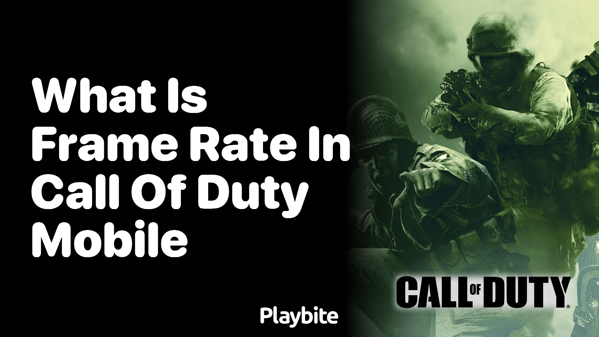 What is Frame Rate in Call of Duty Mobile?