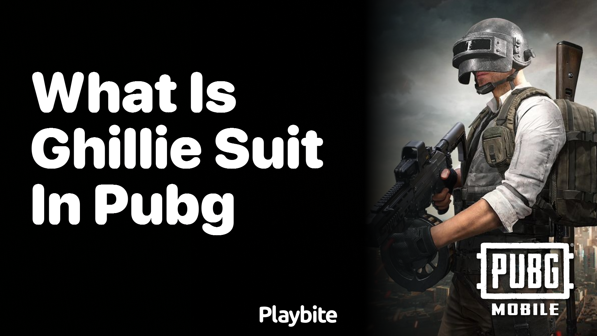 What Is a Ghillie Suit in PUBG Mobile?