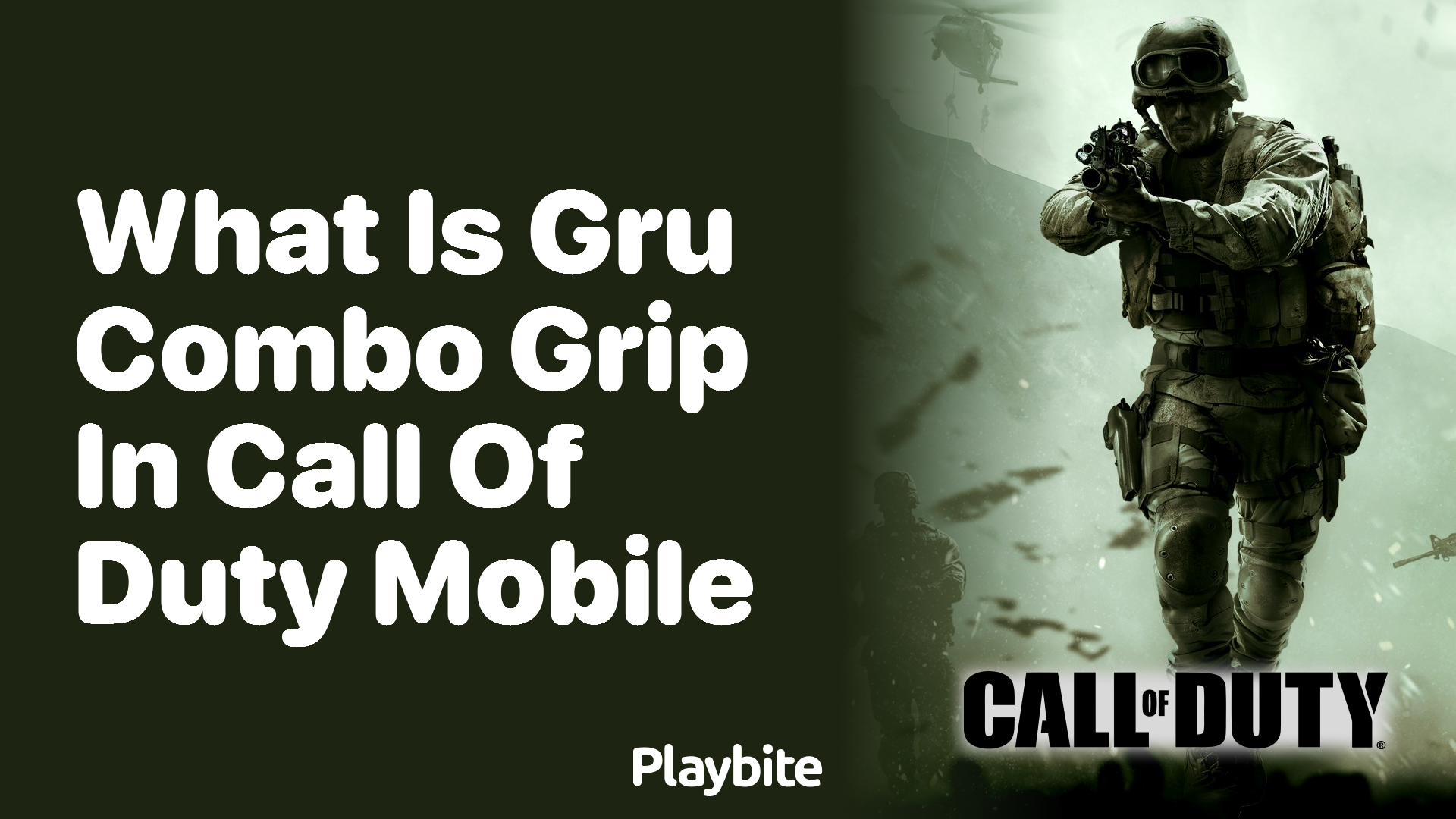 What Is the GRU Combo Grip in Call of Duty Mobile?