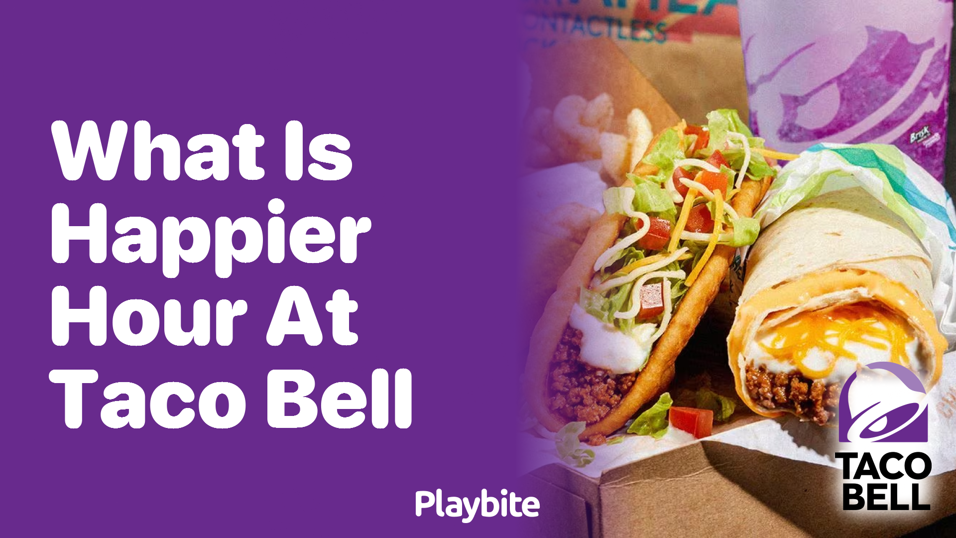 What is Happier Hour at Taco Bell?