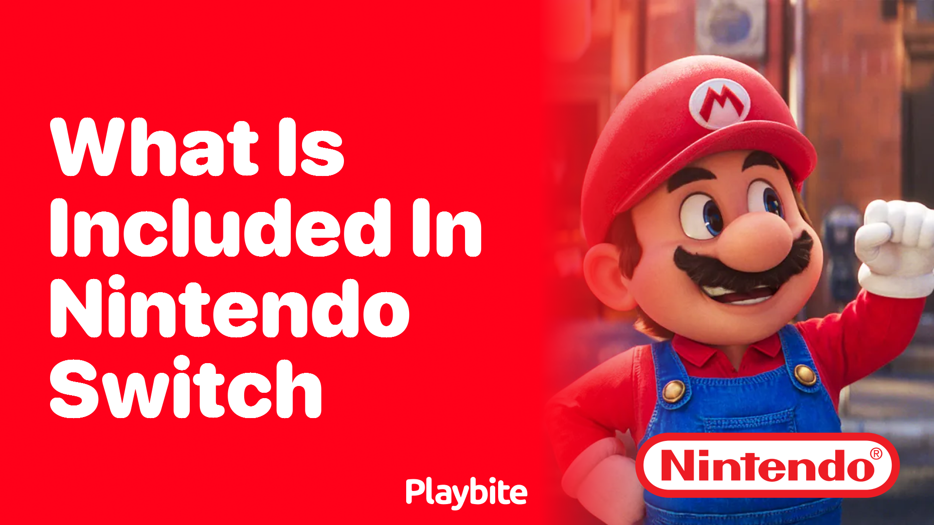 What is included in on sale a nintendo switch