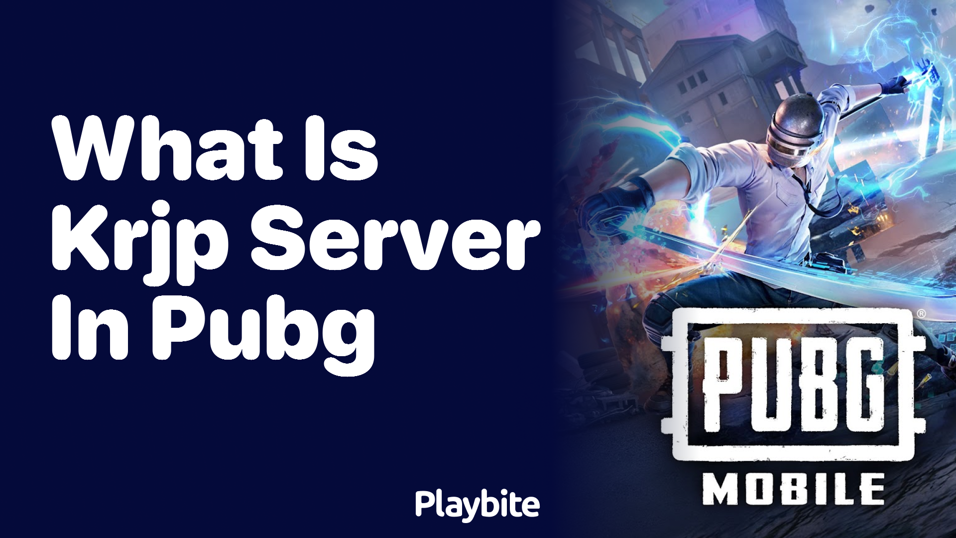 What is the KRJP Server in PUBG Mobile?