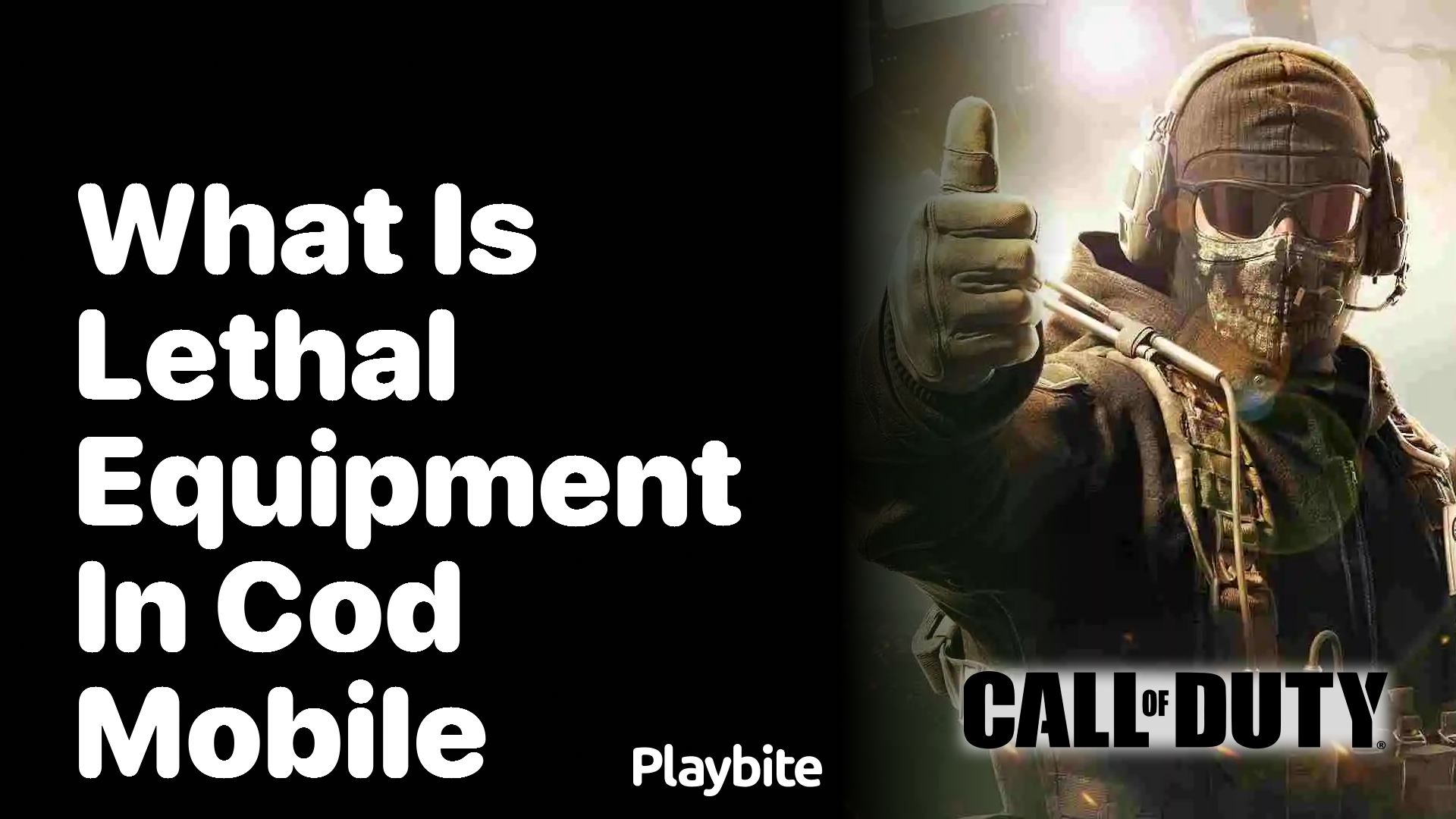 What Is Lethal Equipment In Call Of Duty Online | emergencydentistry.com