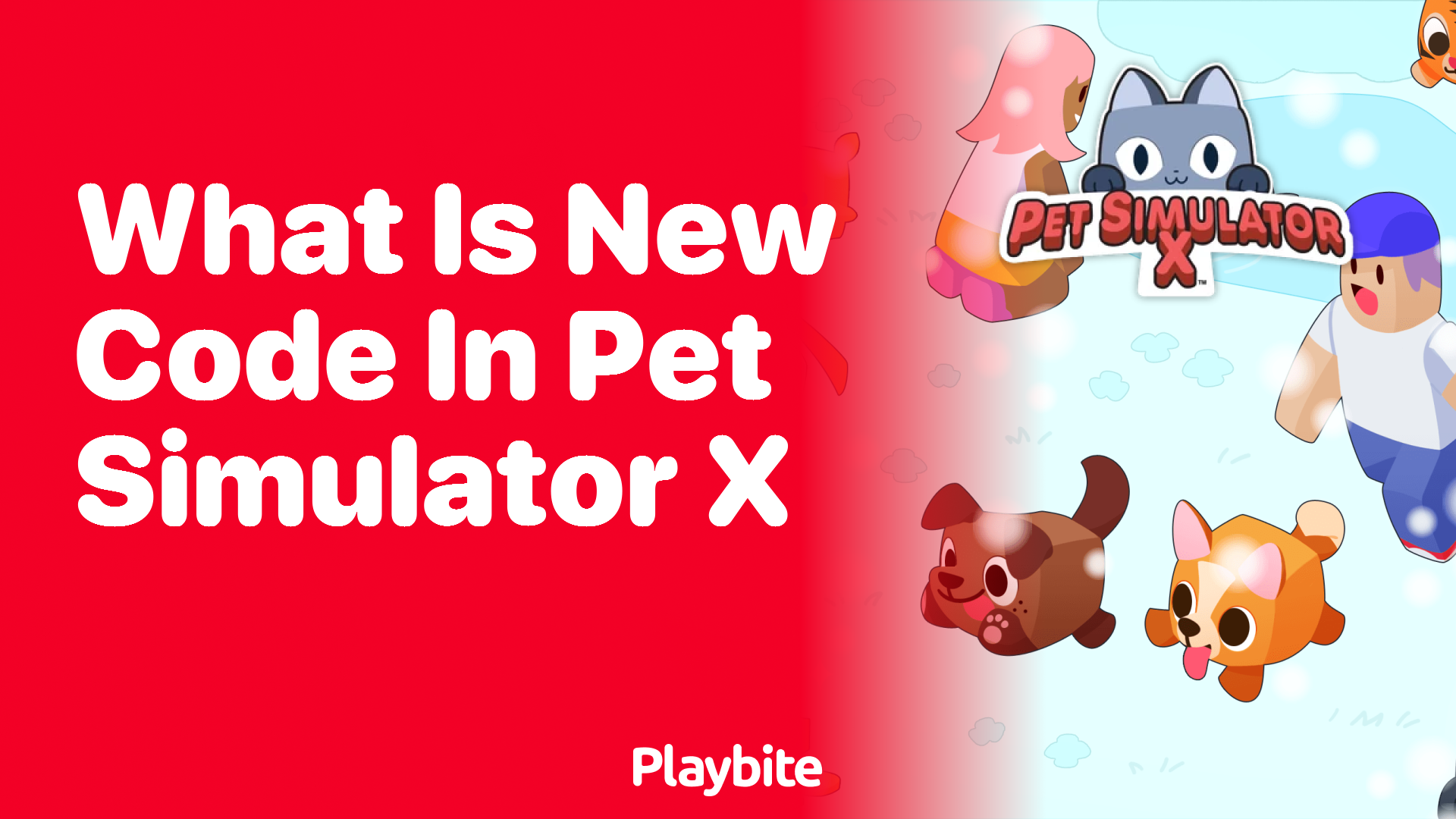 What is the New Code in Pet Simulator X?