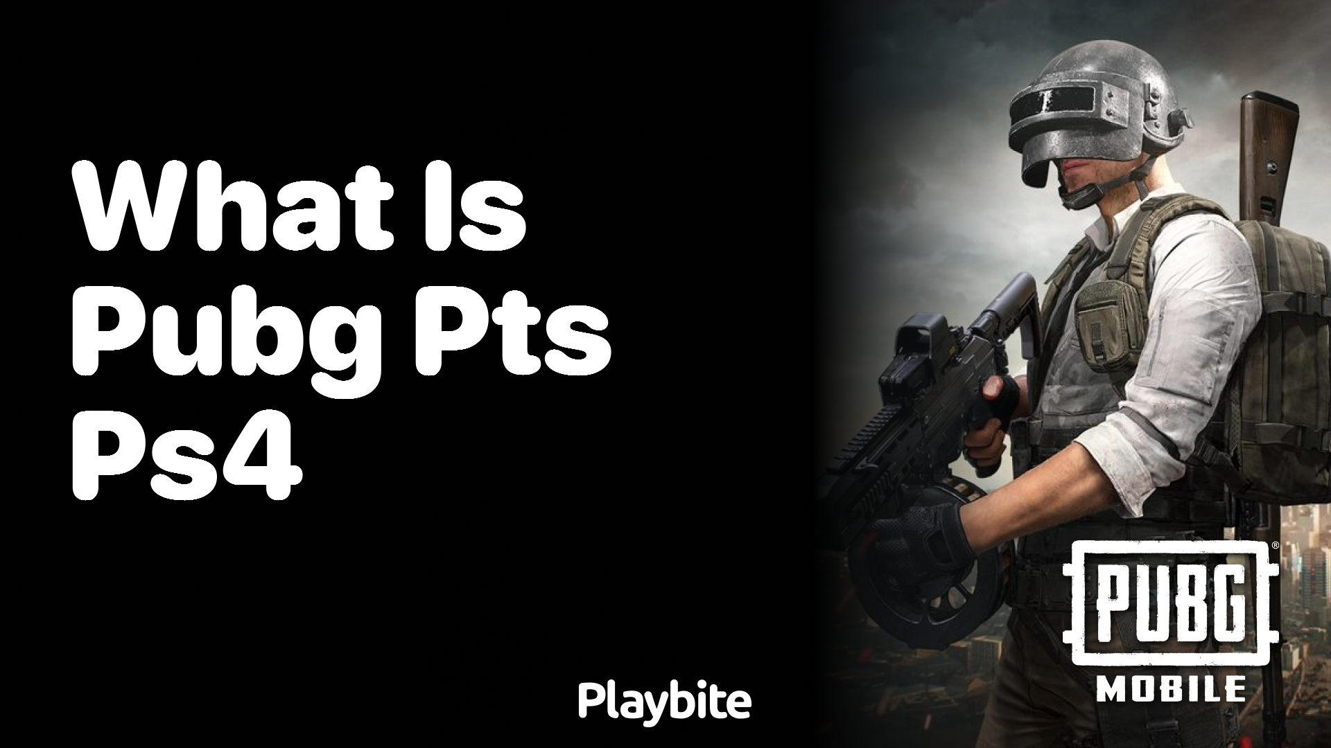 What is PUBG PTS on PS4?