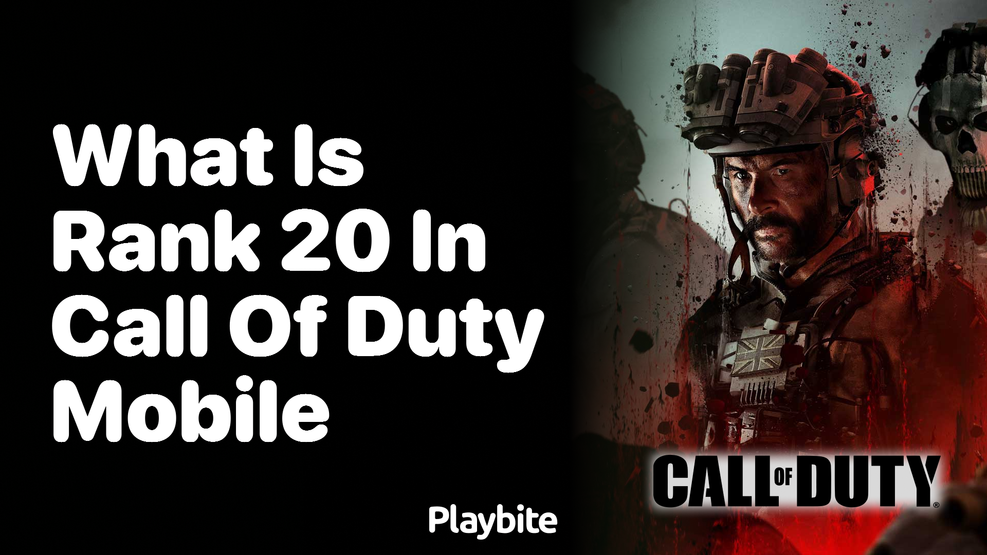 What Is Rank 20 in Call of Duty Mobile?