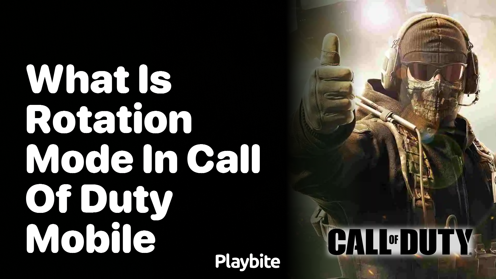 What Is Rotation Mode in Call of Duty Mobile?