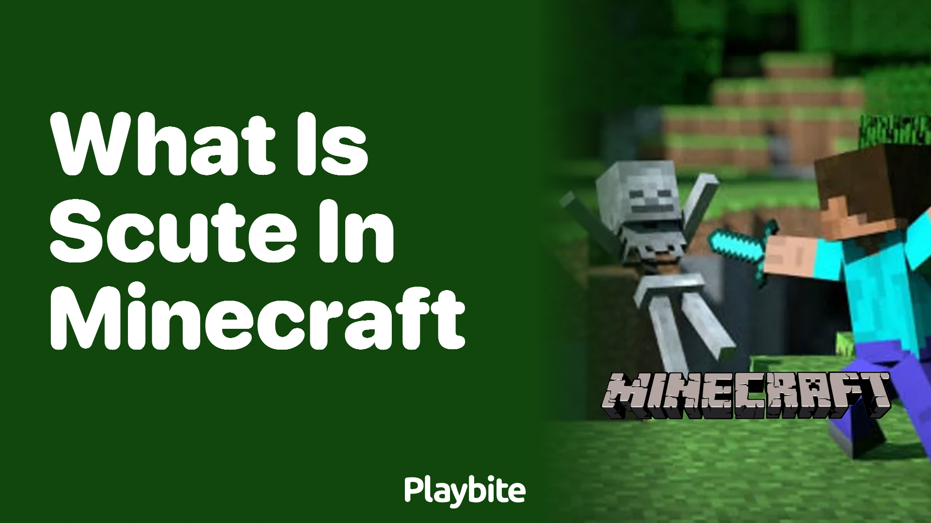 What Is Scute in Minecraft? - Playbite