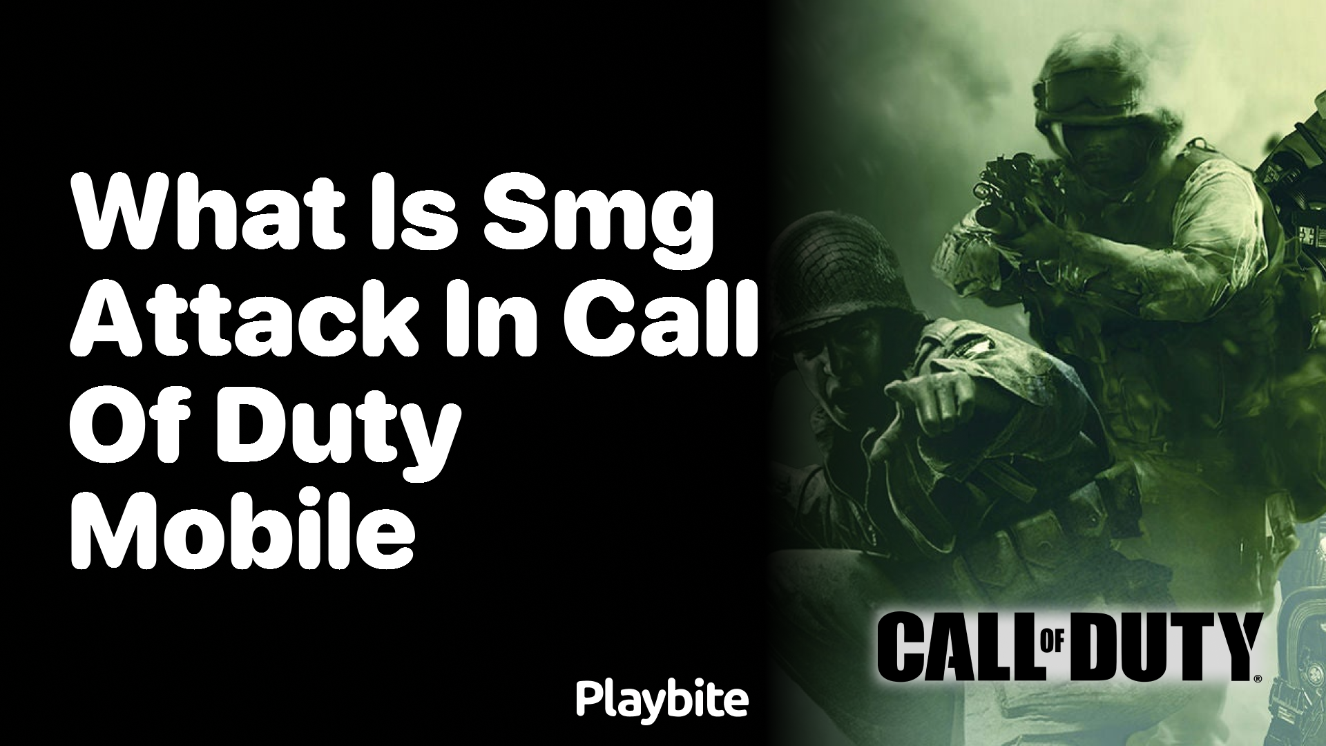 What is SMG Attack in Call of Duty Mobile?