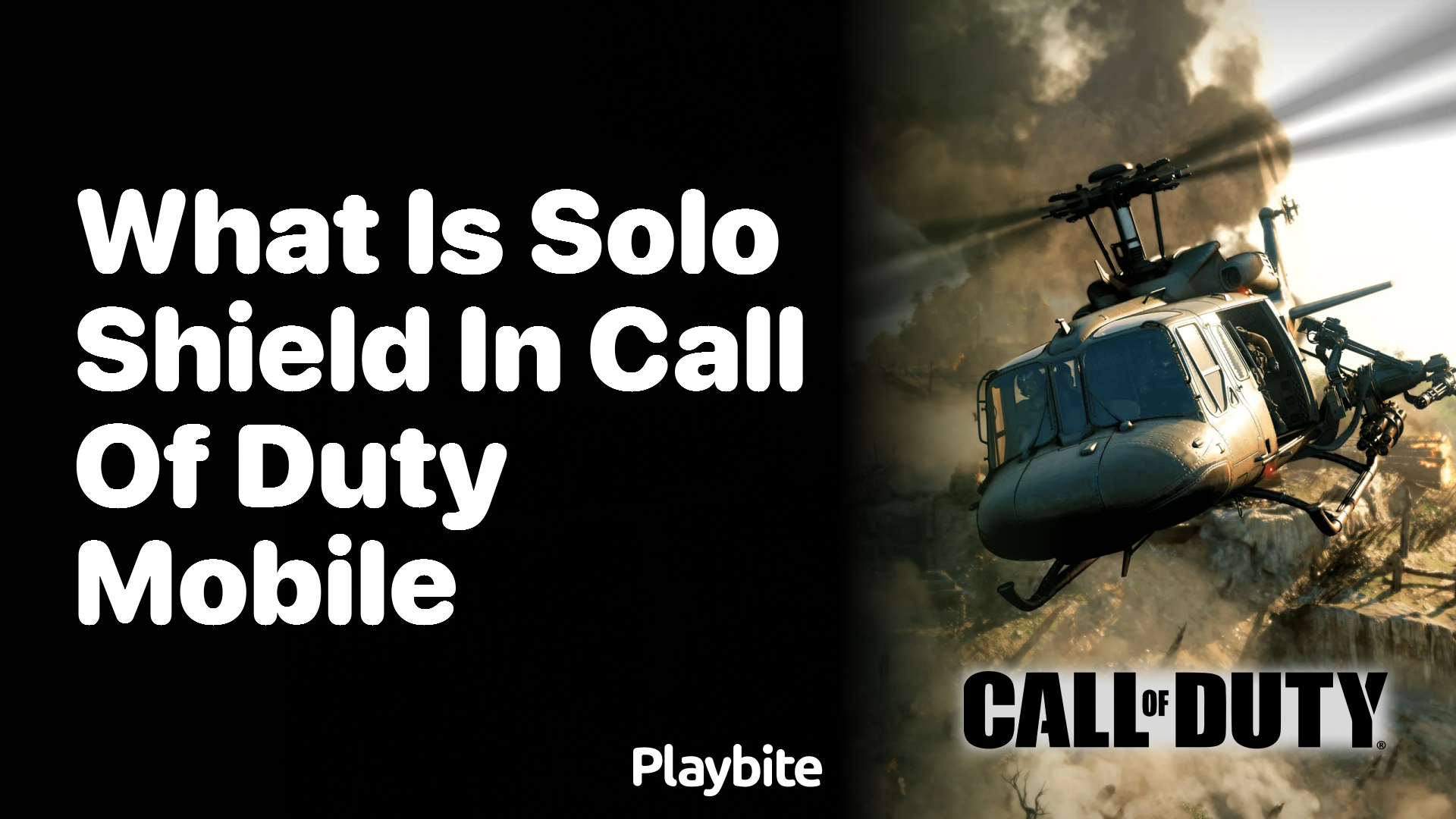 What Is Solo Shield in Call of Duty Mobile?