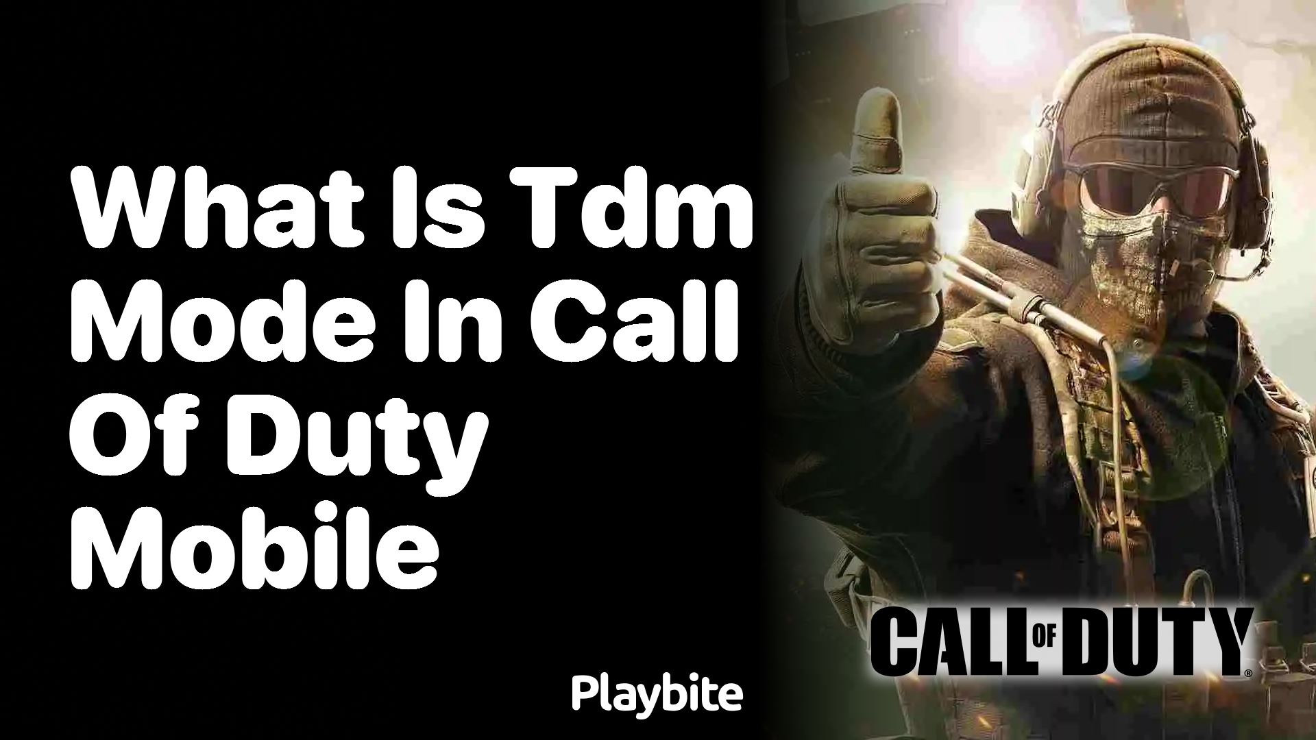 What is TDM Mode in Call of Duty Mobile?