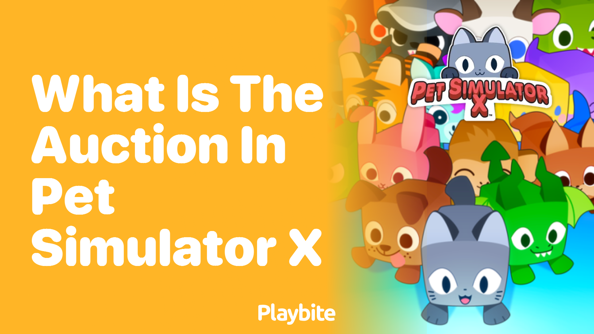 What is the Auction in Pet Simulator X? - Playbite