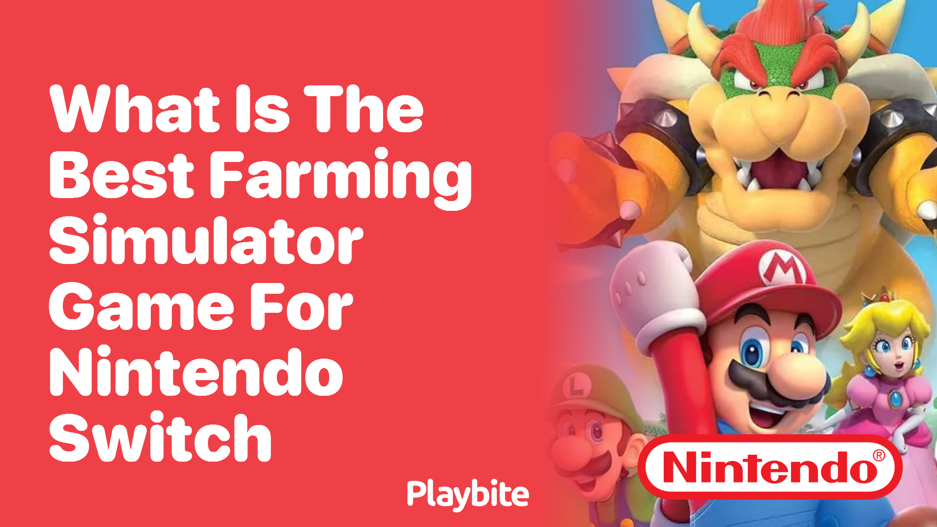 What Is the Best Farming Simulator Game for Nintendo Switch? - Playbite