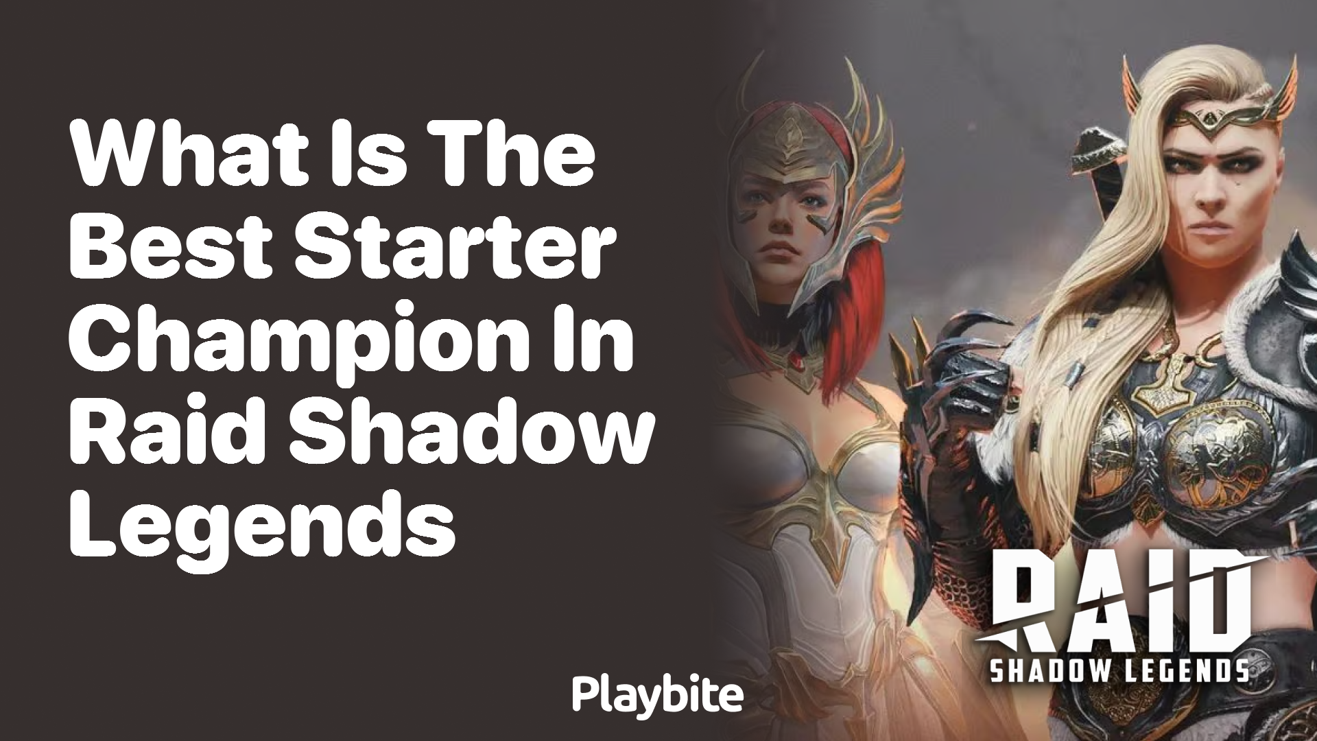 What Is the Best Starter Champion in Raid Shadow Legends?