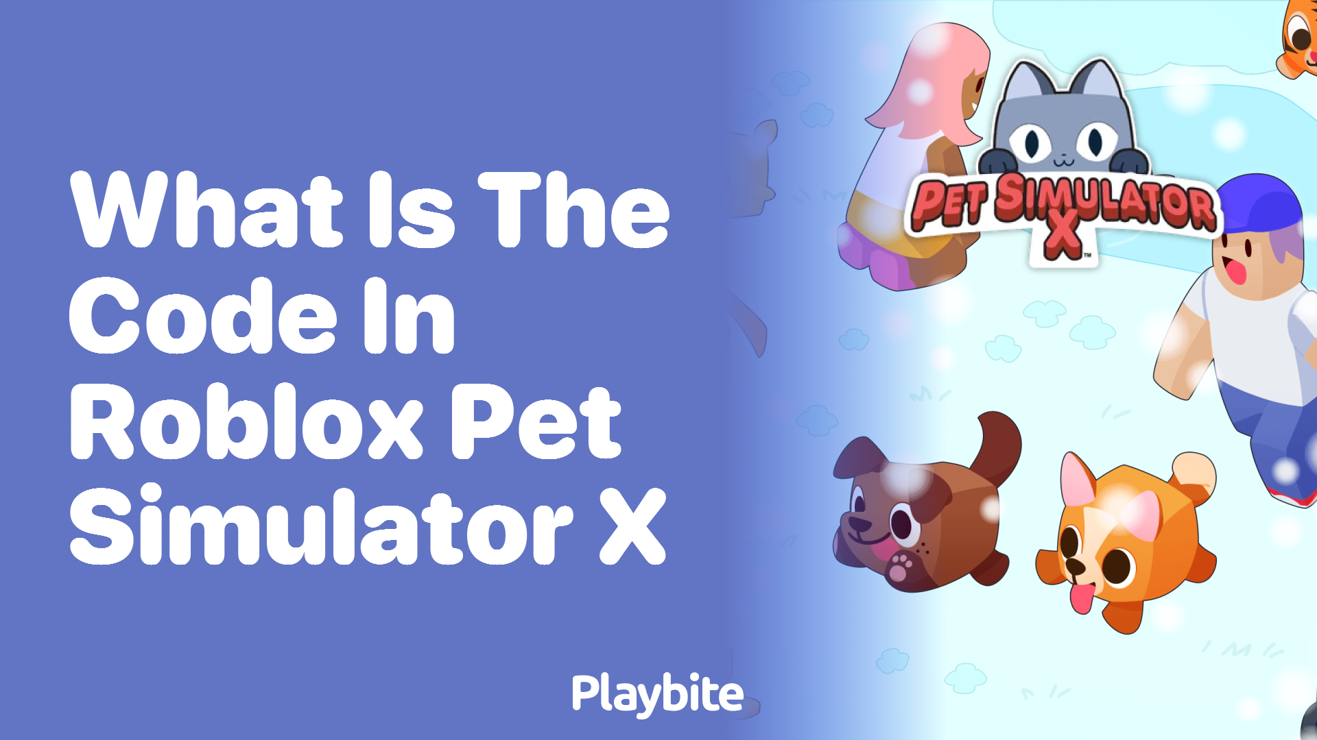 What is the Code in Roblox Pet Simulator X?