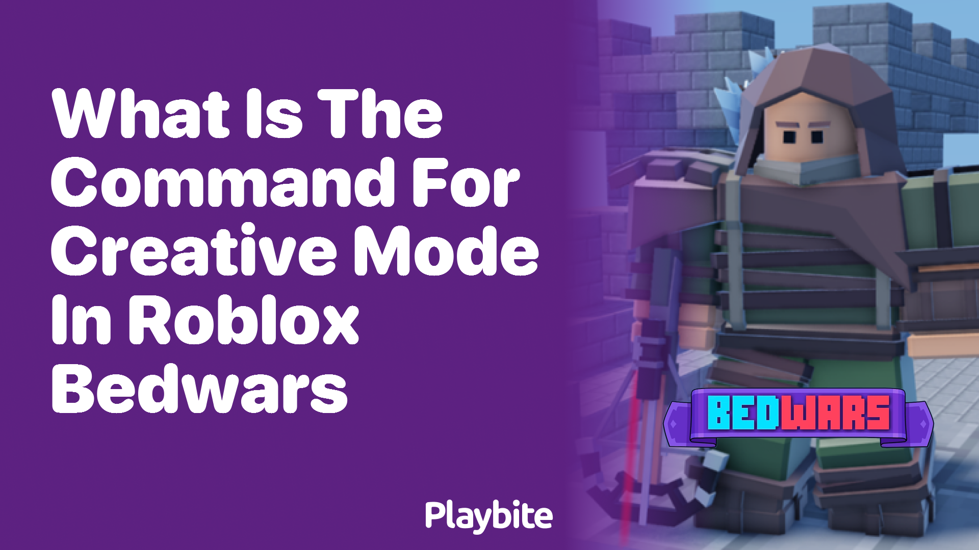 What is the Command for Creative Mode in Roblox Bedwars?