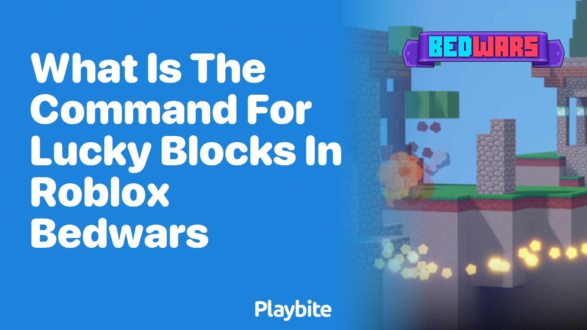 What is the command for Lucky Blocks in Roblox Bedwars?