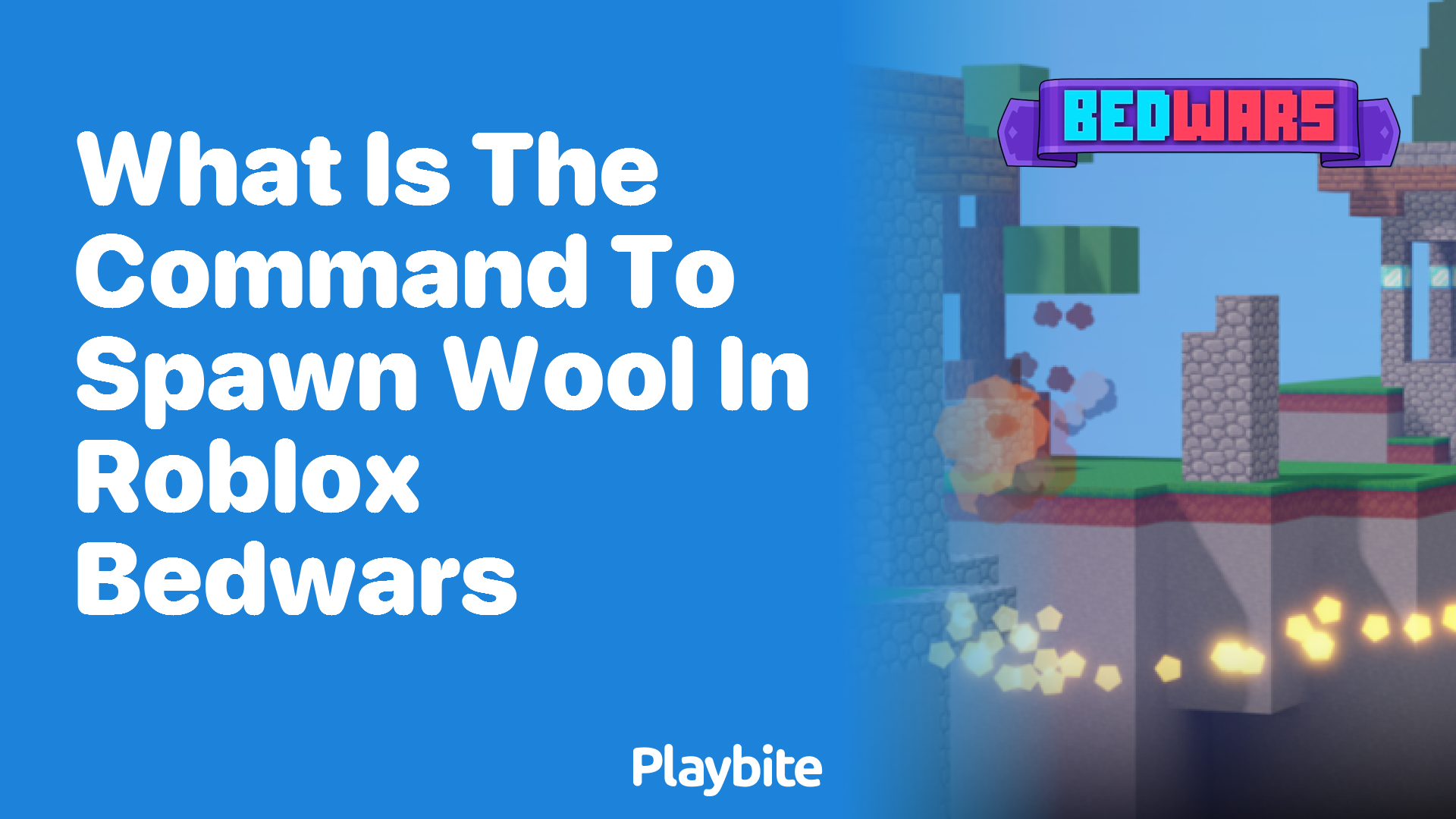 What is the Command to Spawn Wool in Roblox Bedwars?