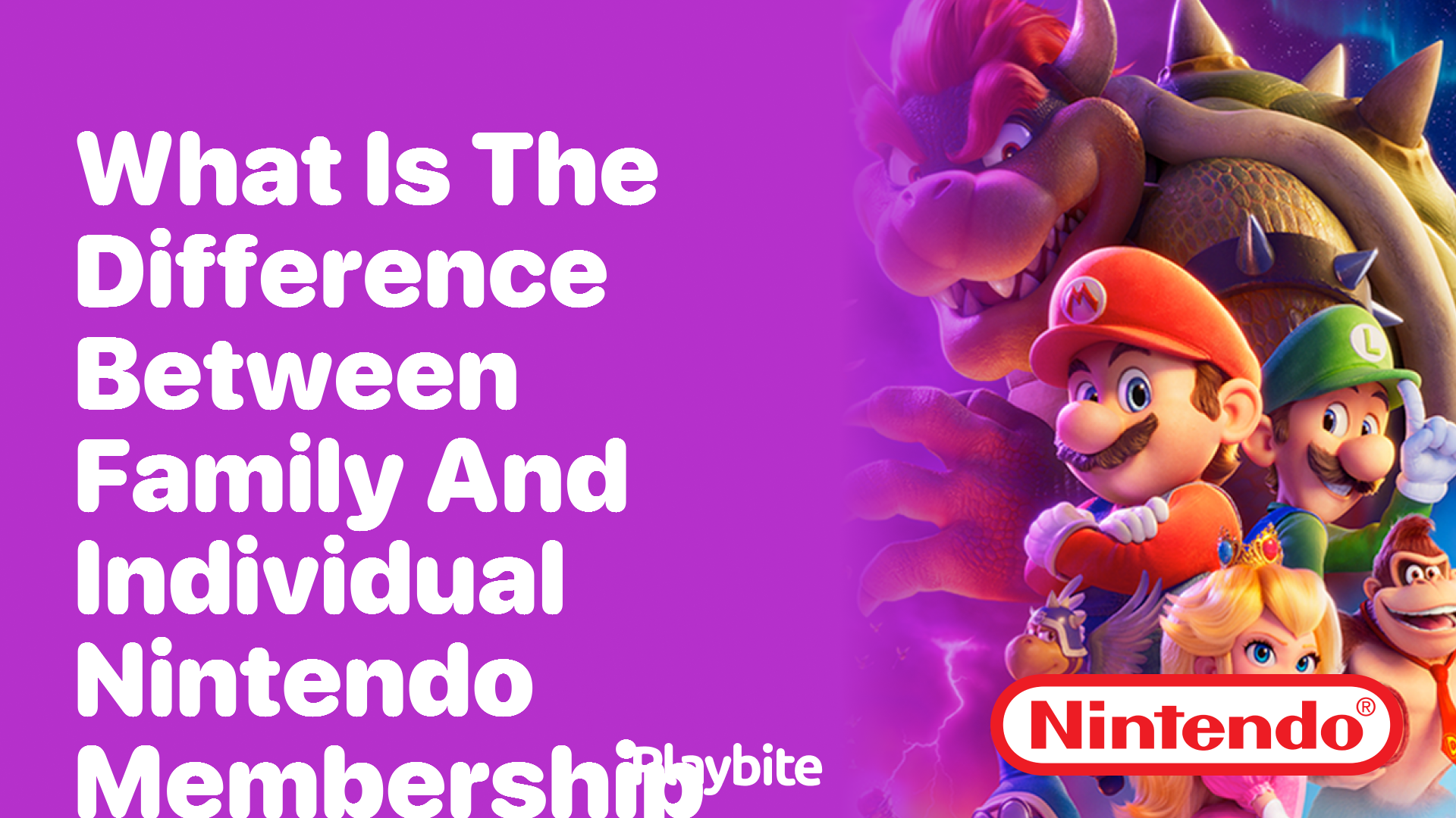 Family best sale membership nintendo